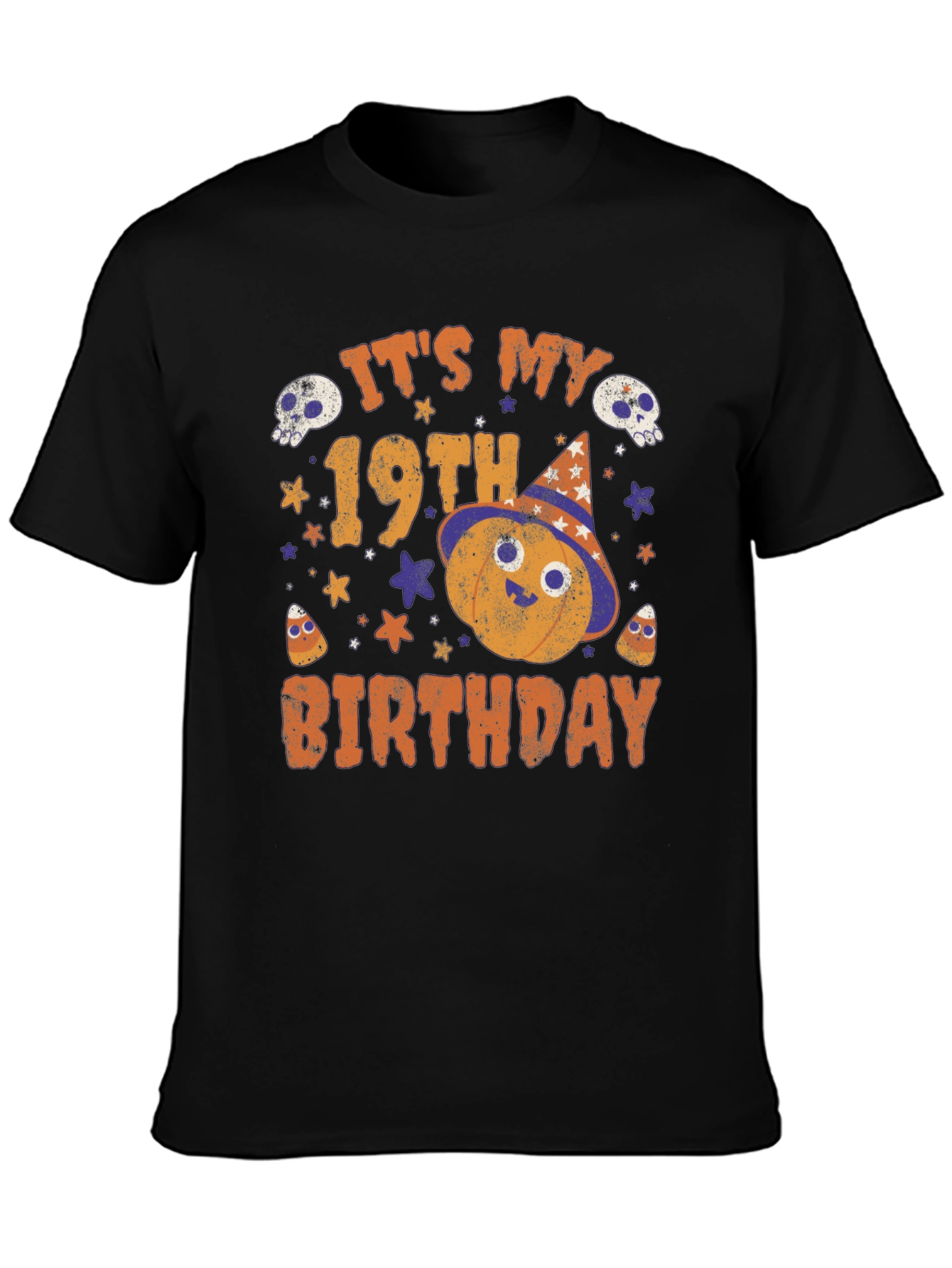 19th Birthday Halloween Shirt - Spooky Celebration Tee