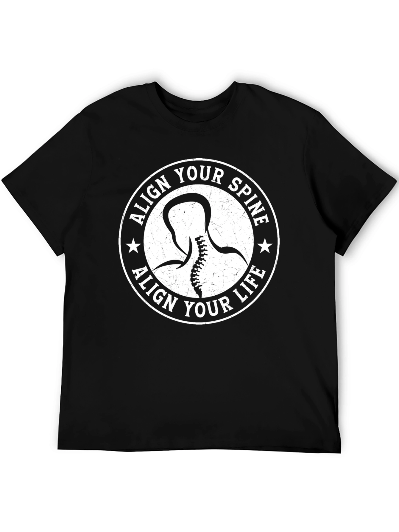 Align Your Spine Align Your Life Graphic T-Shirt