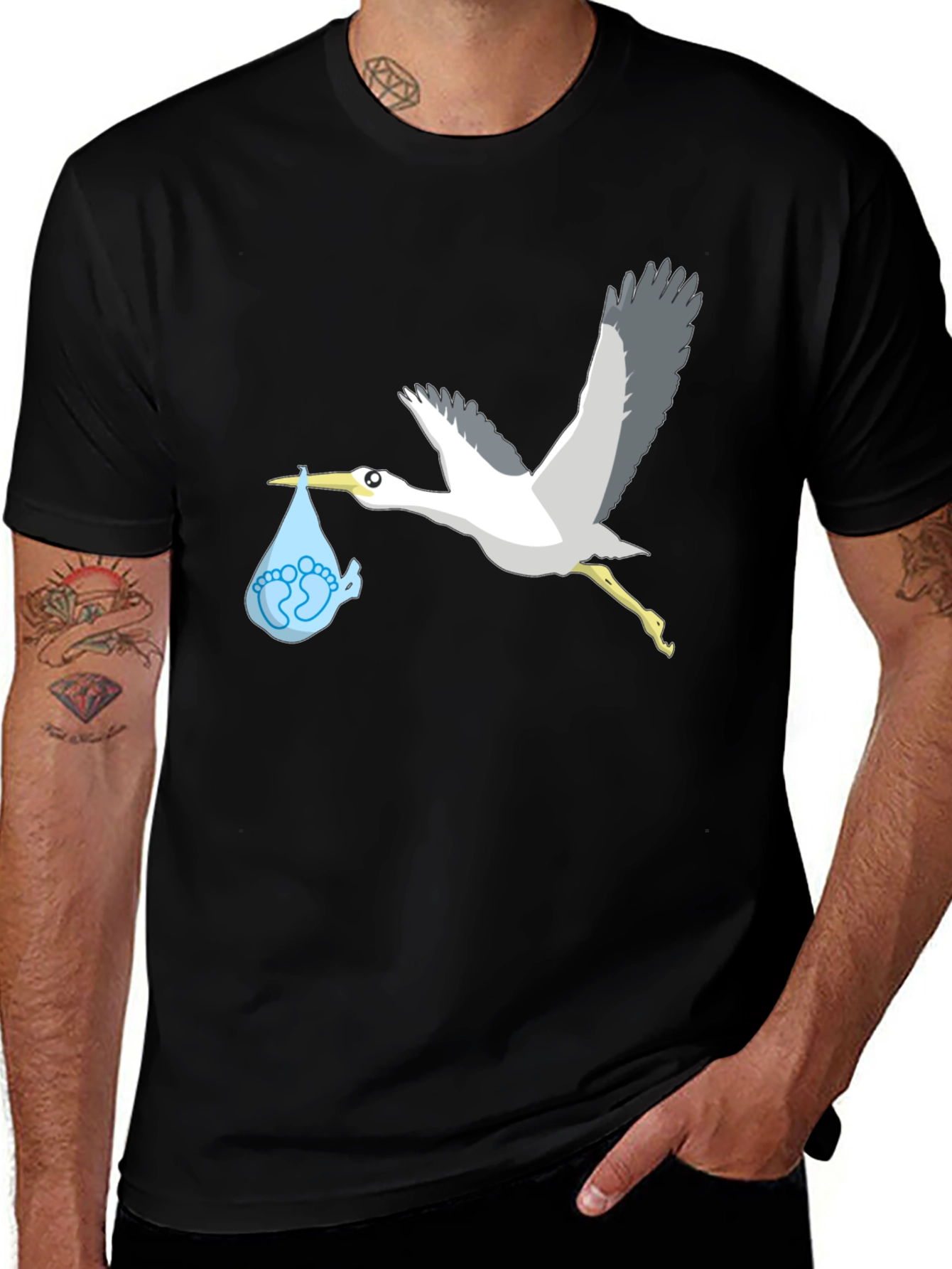 Stork Baby Delivery T-Shirt