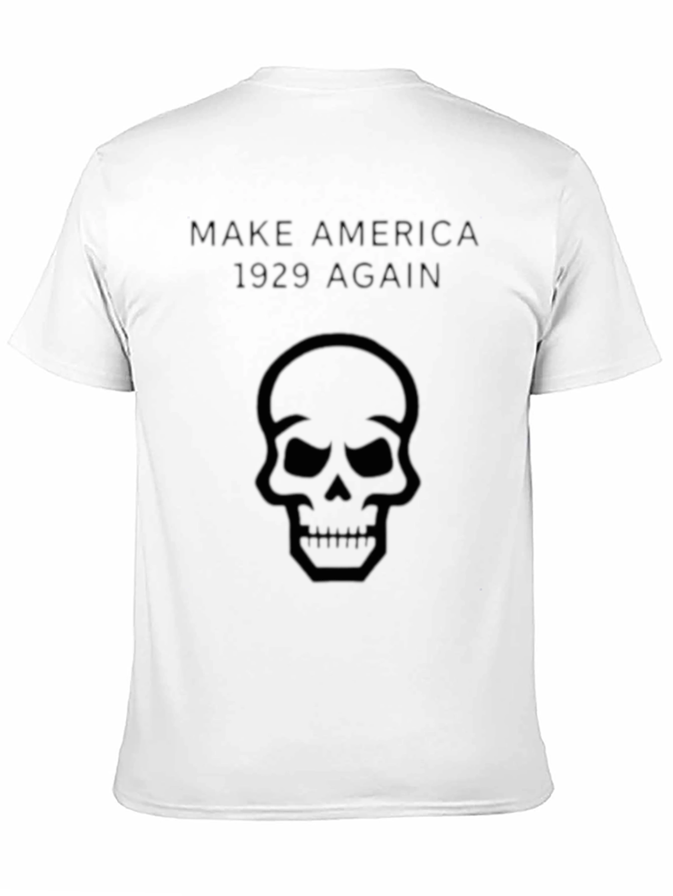 Skull Graphic T-Shirt - Make America 1929 Again