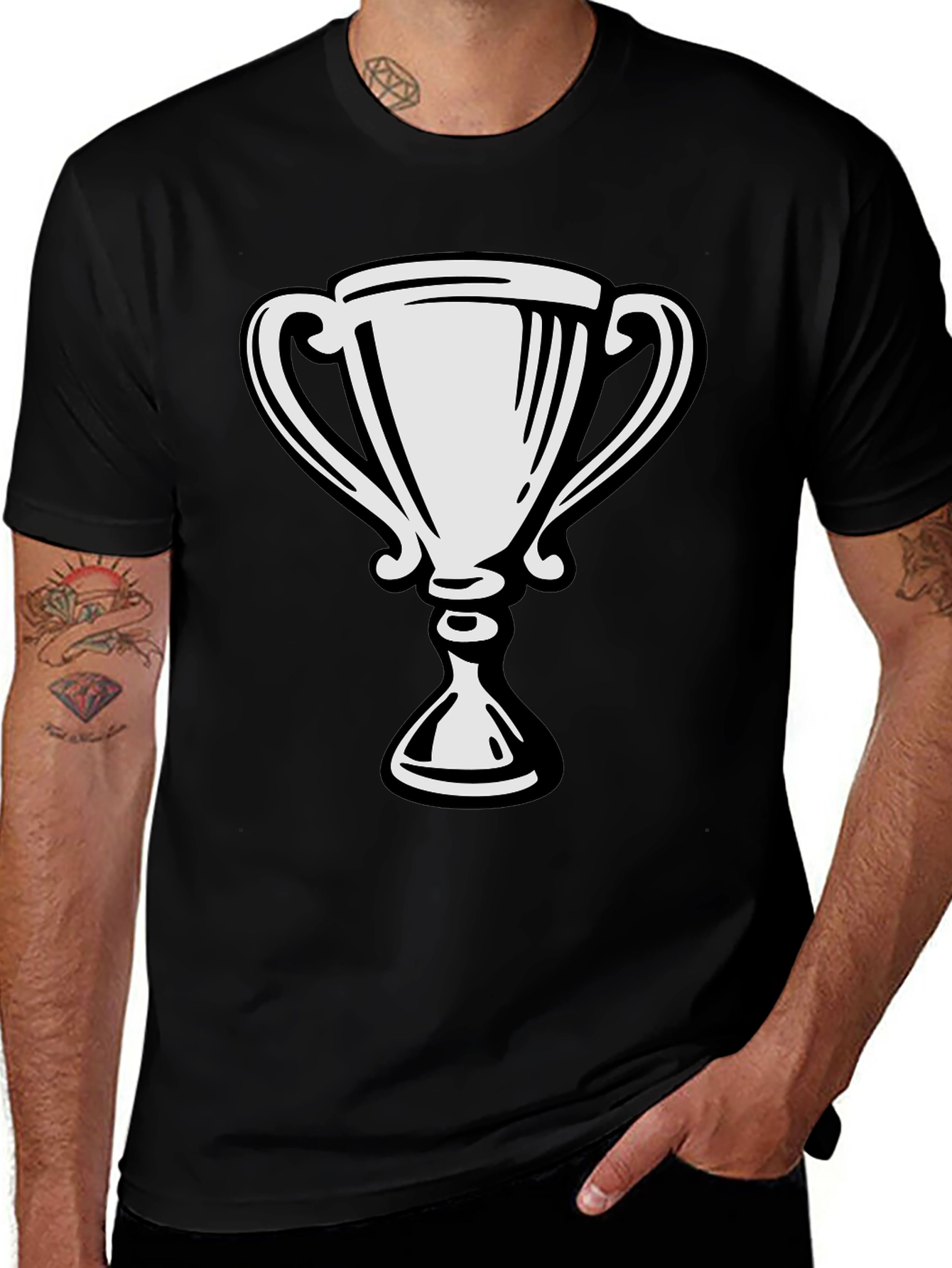 Trophy Graphic Black T-Shirt