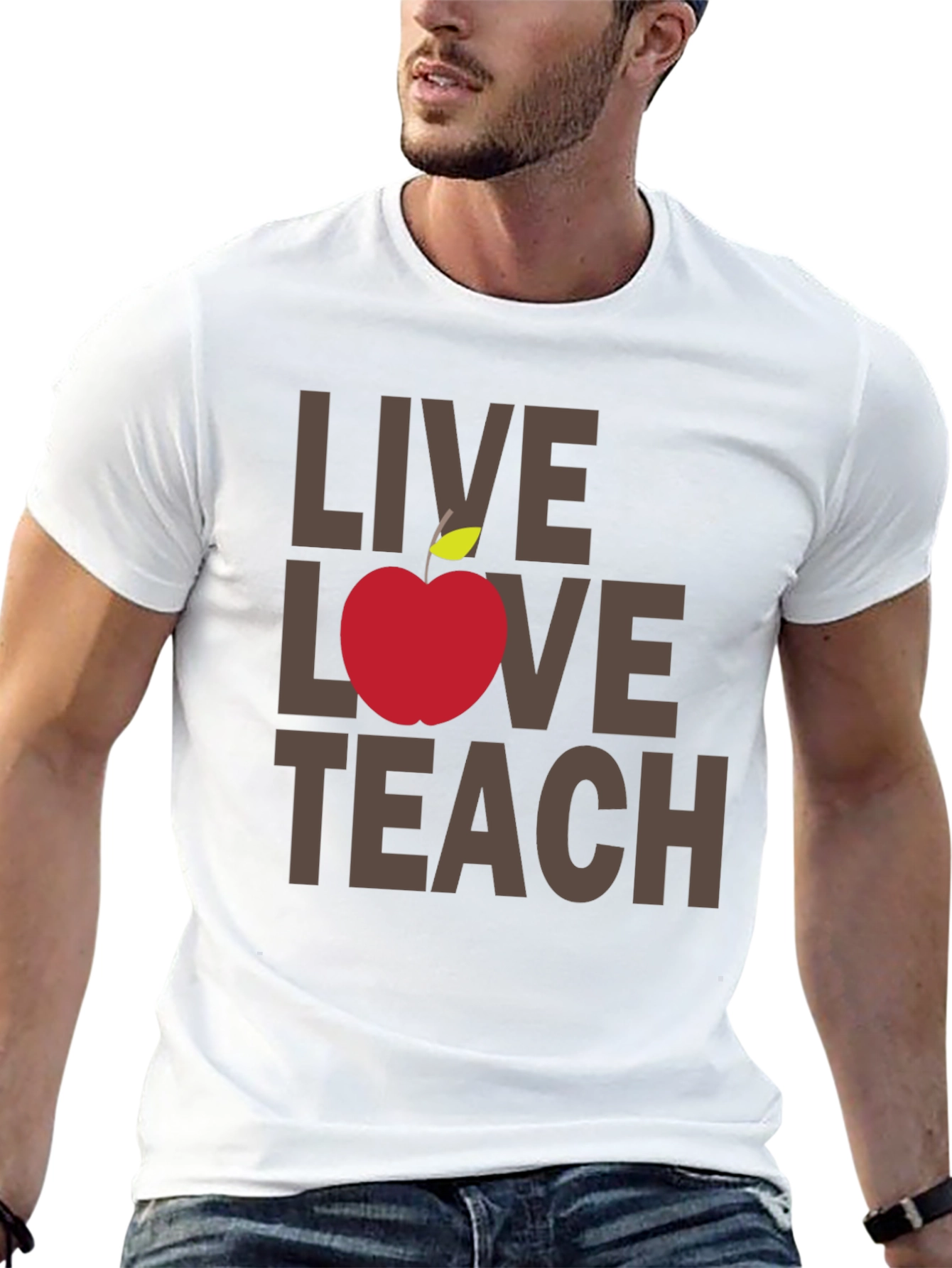 Live Love Teach T-Shirt - Teacher Appreciation Tee