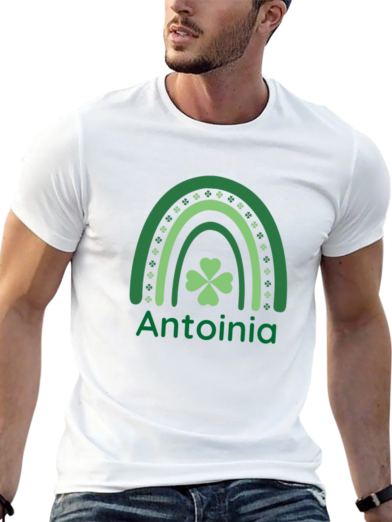 Antoinia St. Patricks Day Rainbow T-Shirt
