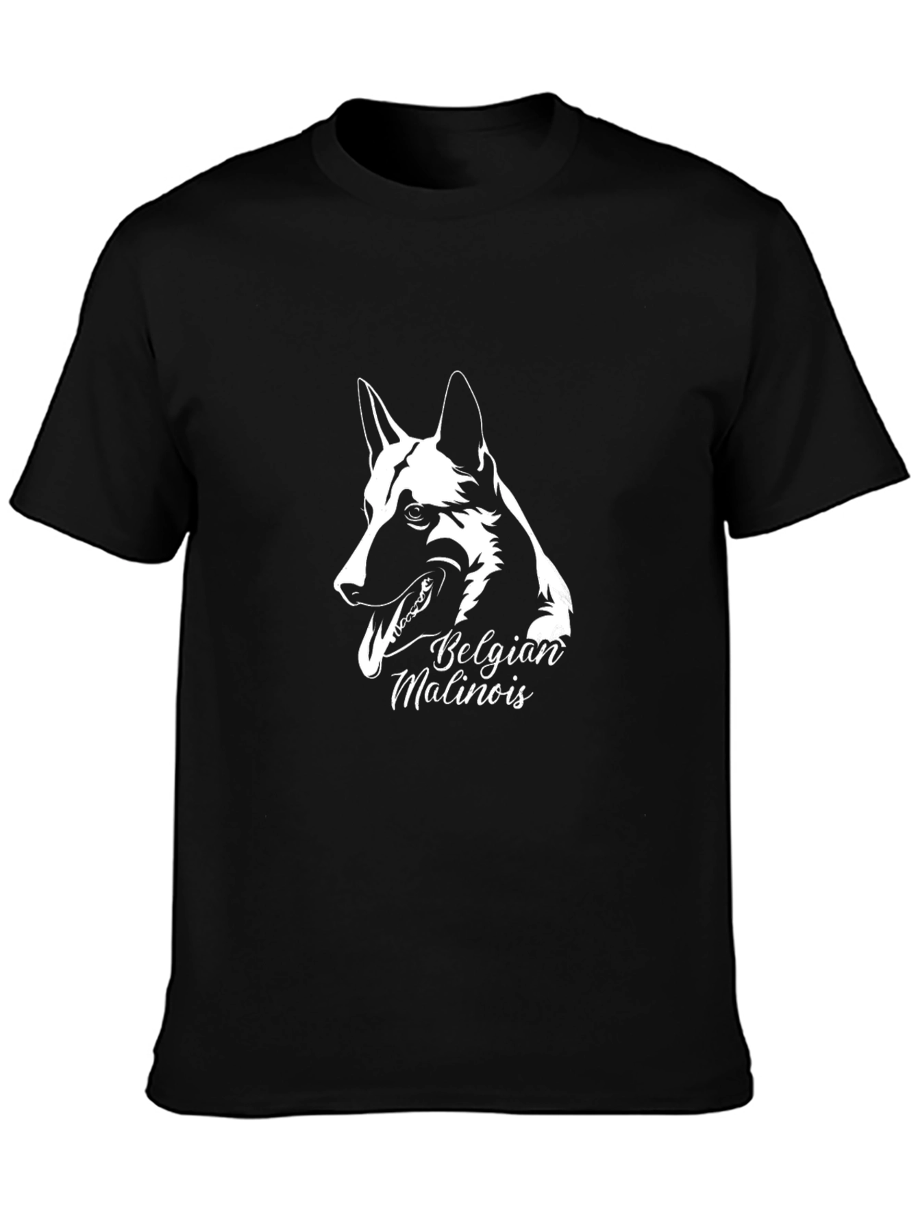 Belgian Malinois Dog T-Shirt - Black