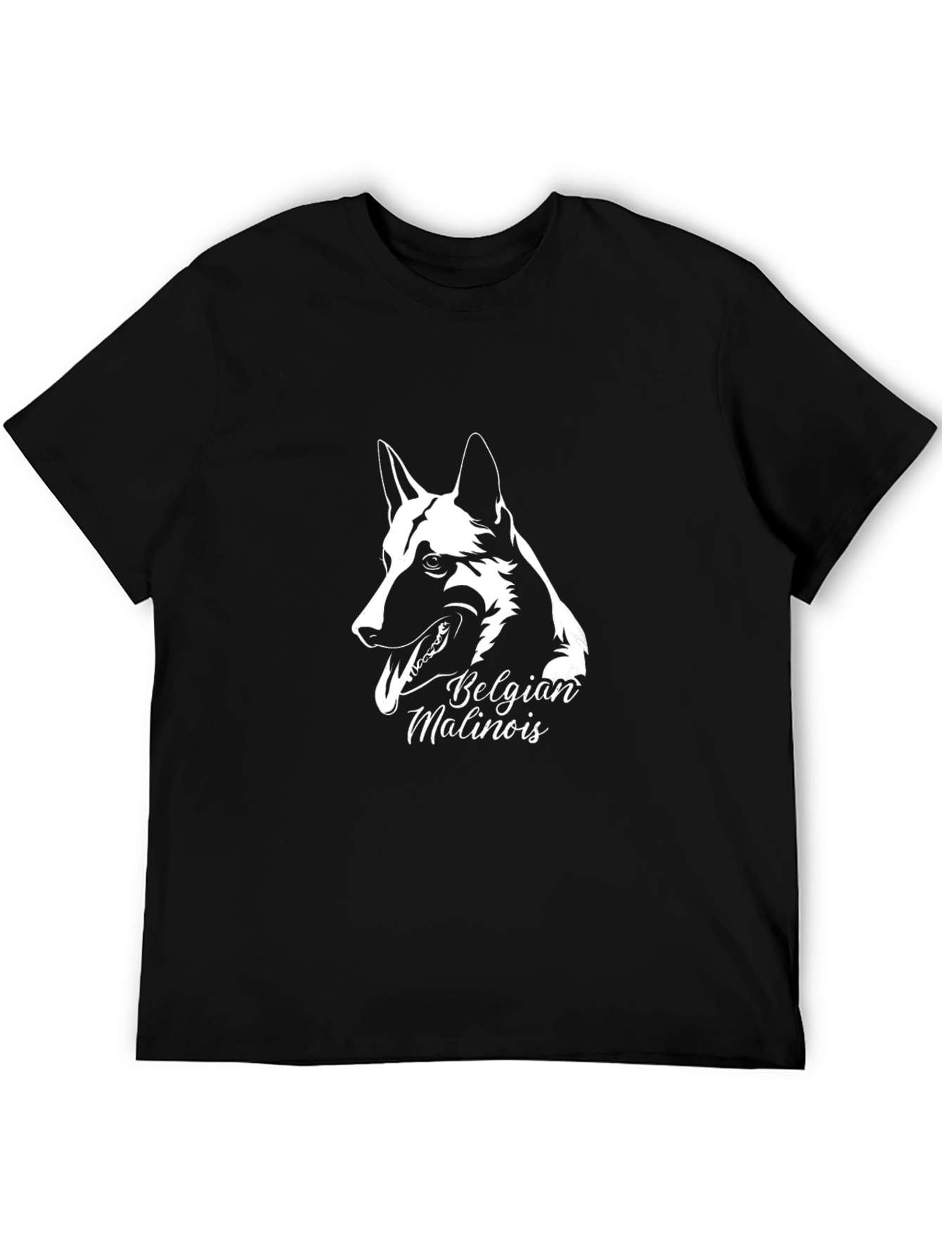 Belgian Malinois Dog T-Shirt - Black