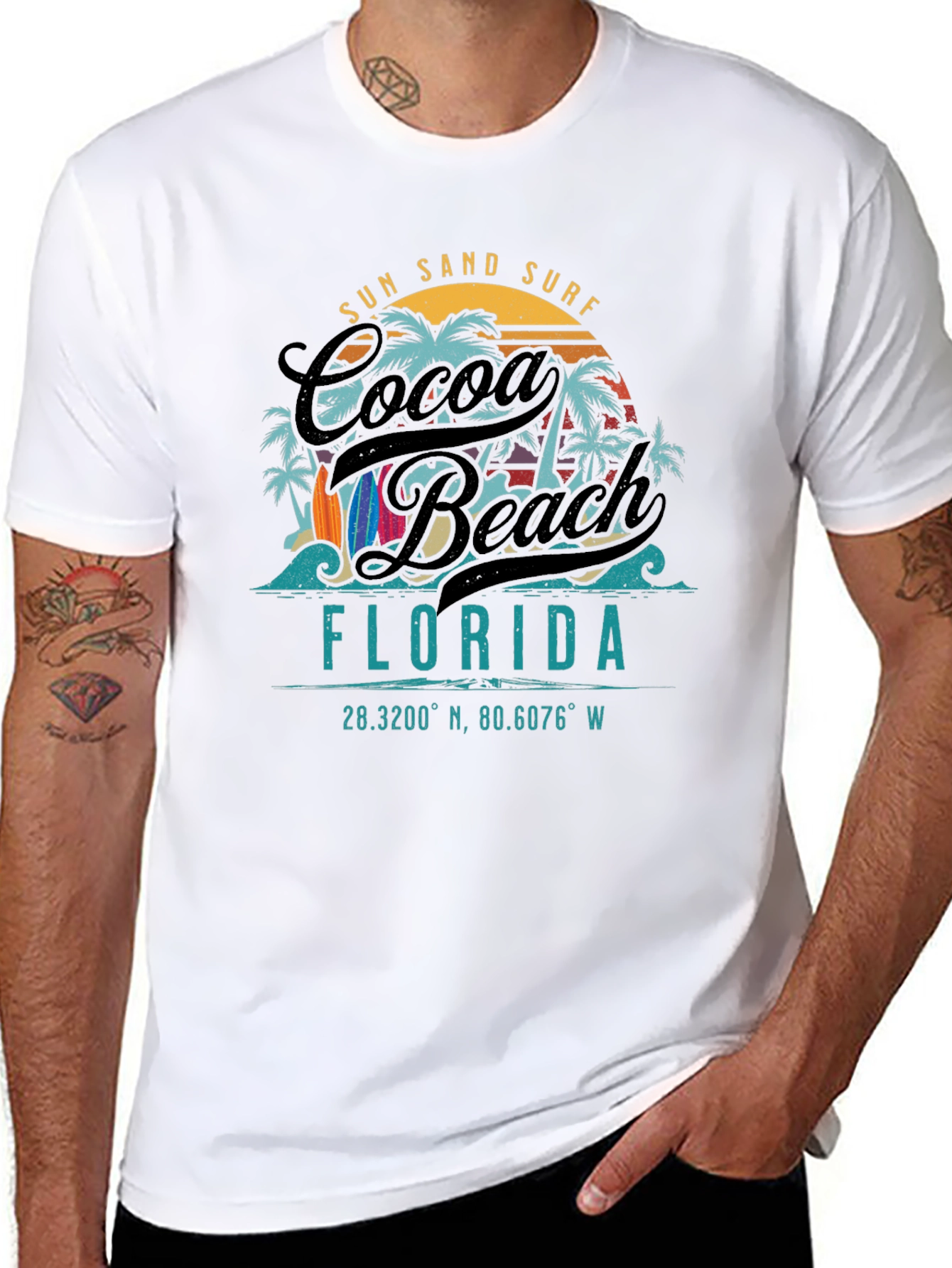 Cocoa Beach Florida Graphic T-Shirt