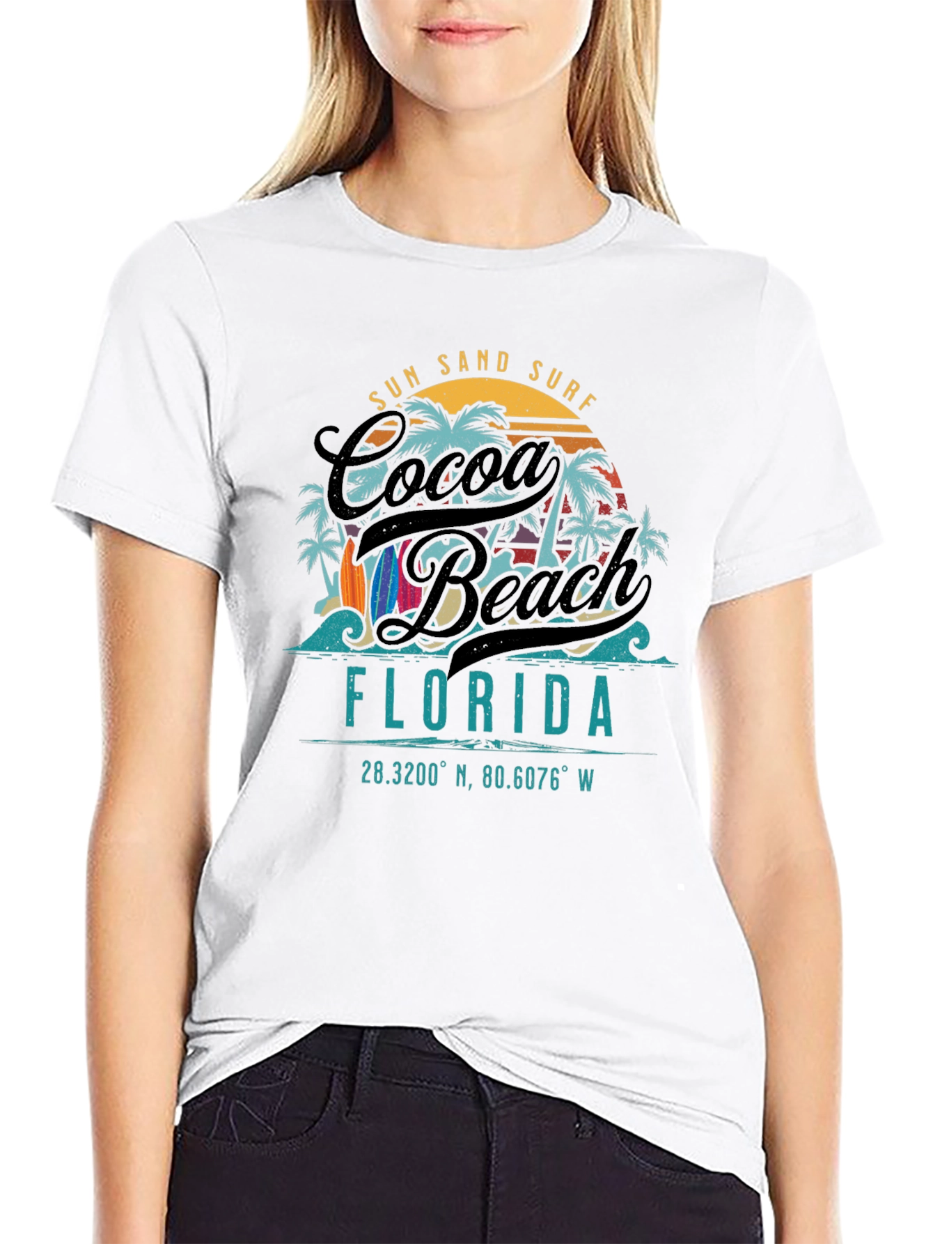 Cocoa Beach Florida Graphic T-Shirt