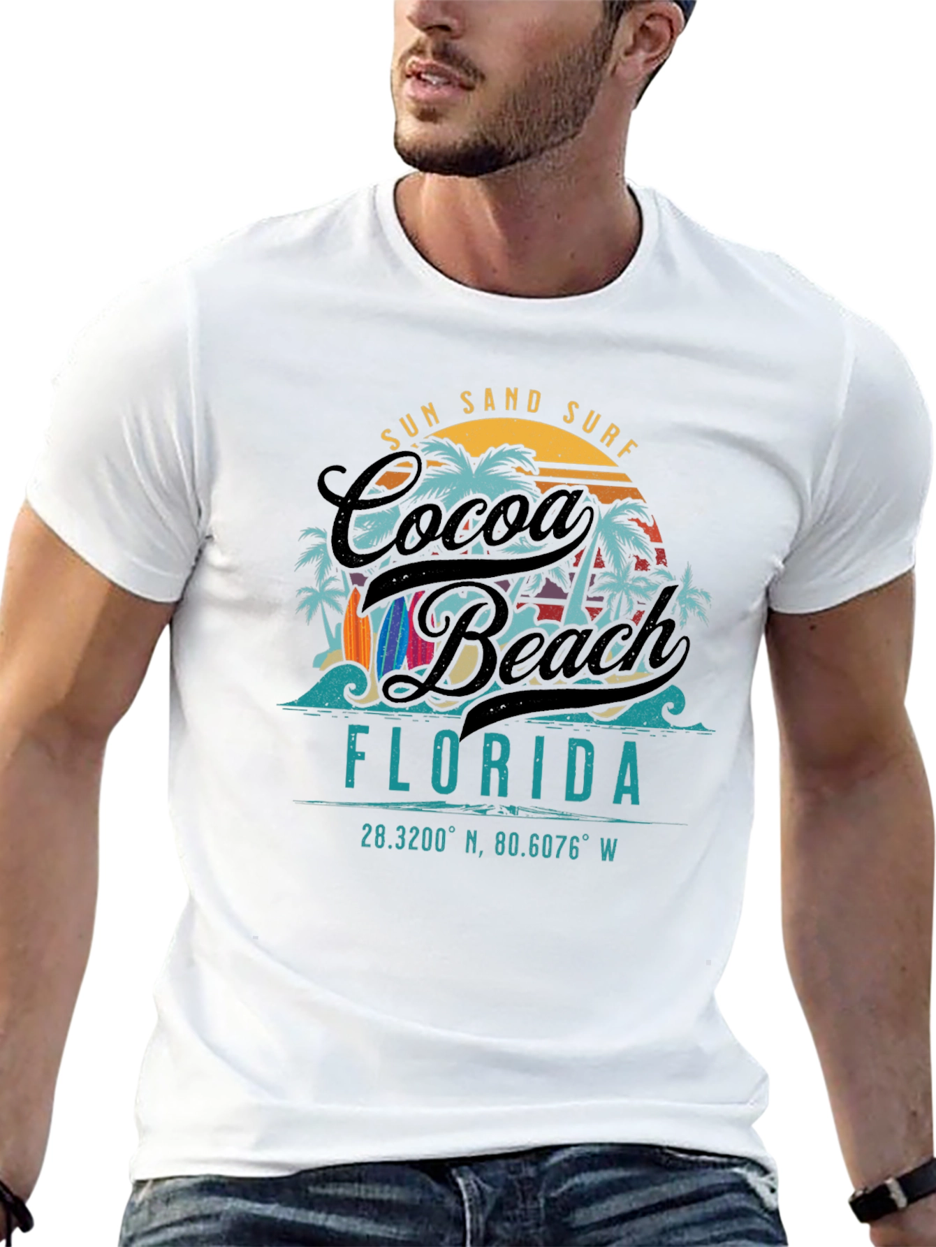 Cocoa Beach Florida Graphic T-Shirt