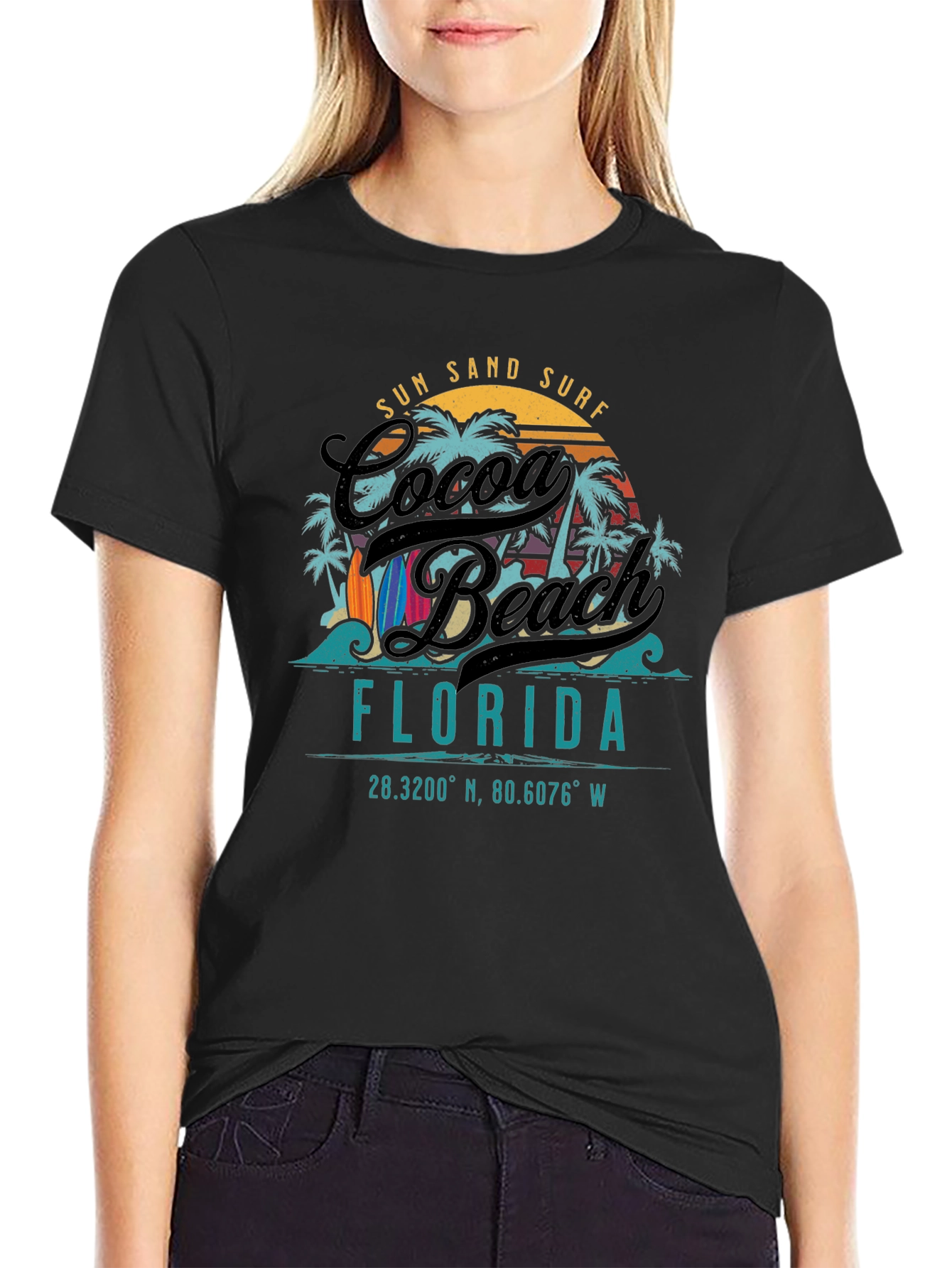 Cocoa Beach Florida Graphic T-Shirt