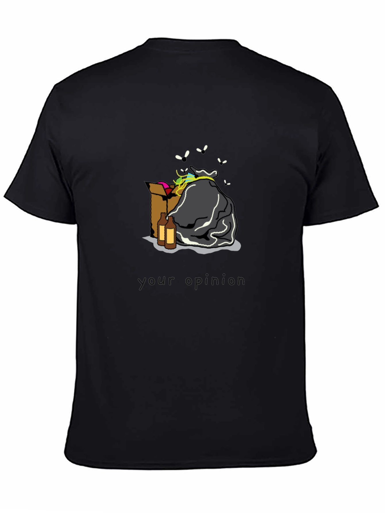Trash Pile T-Shirt - Black Graphic Tee