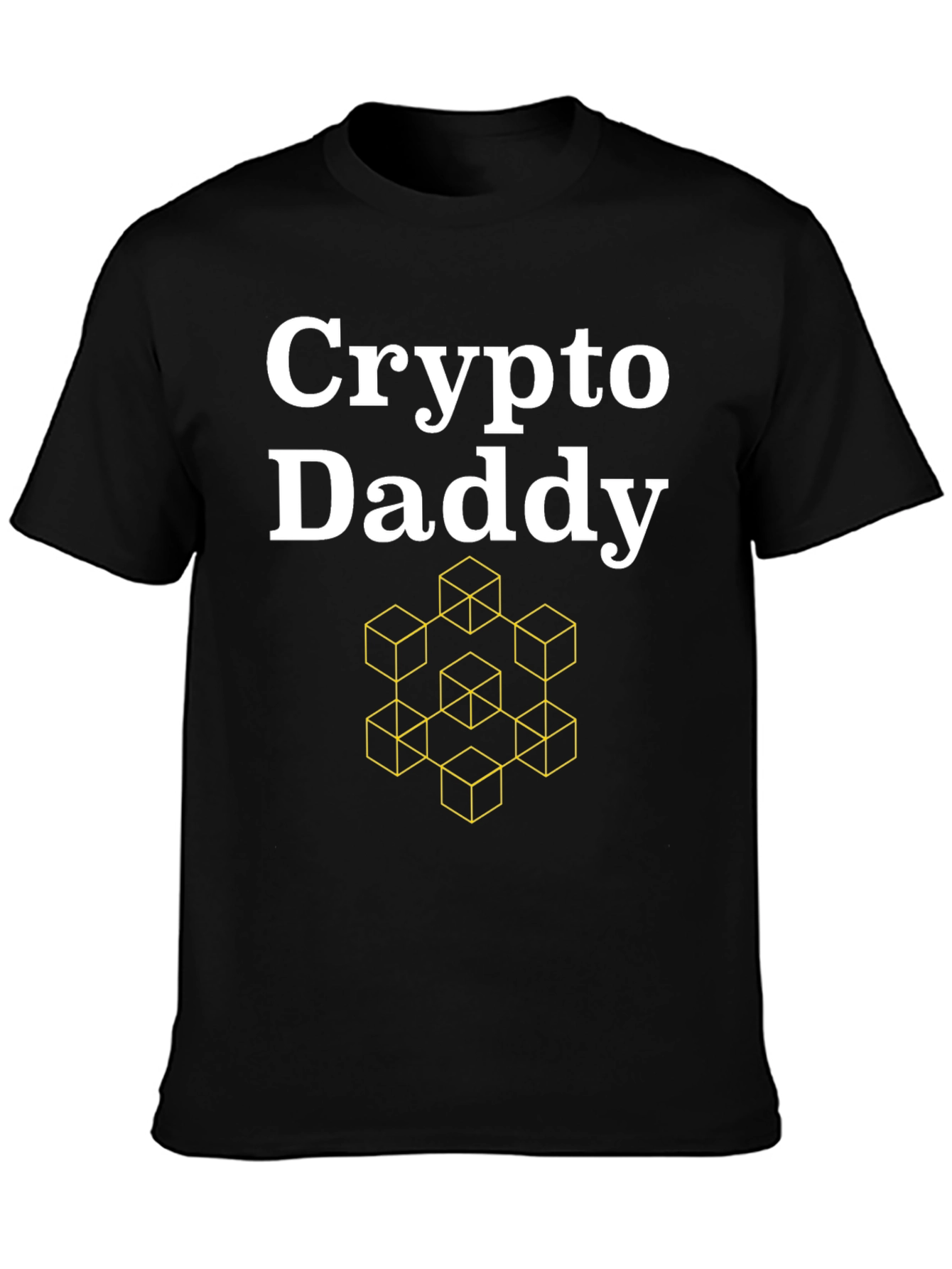 Crypto Daddy Graphic T-Shirt - Black