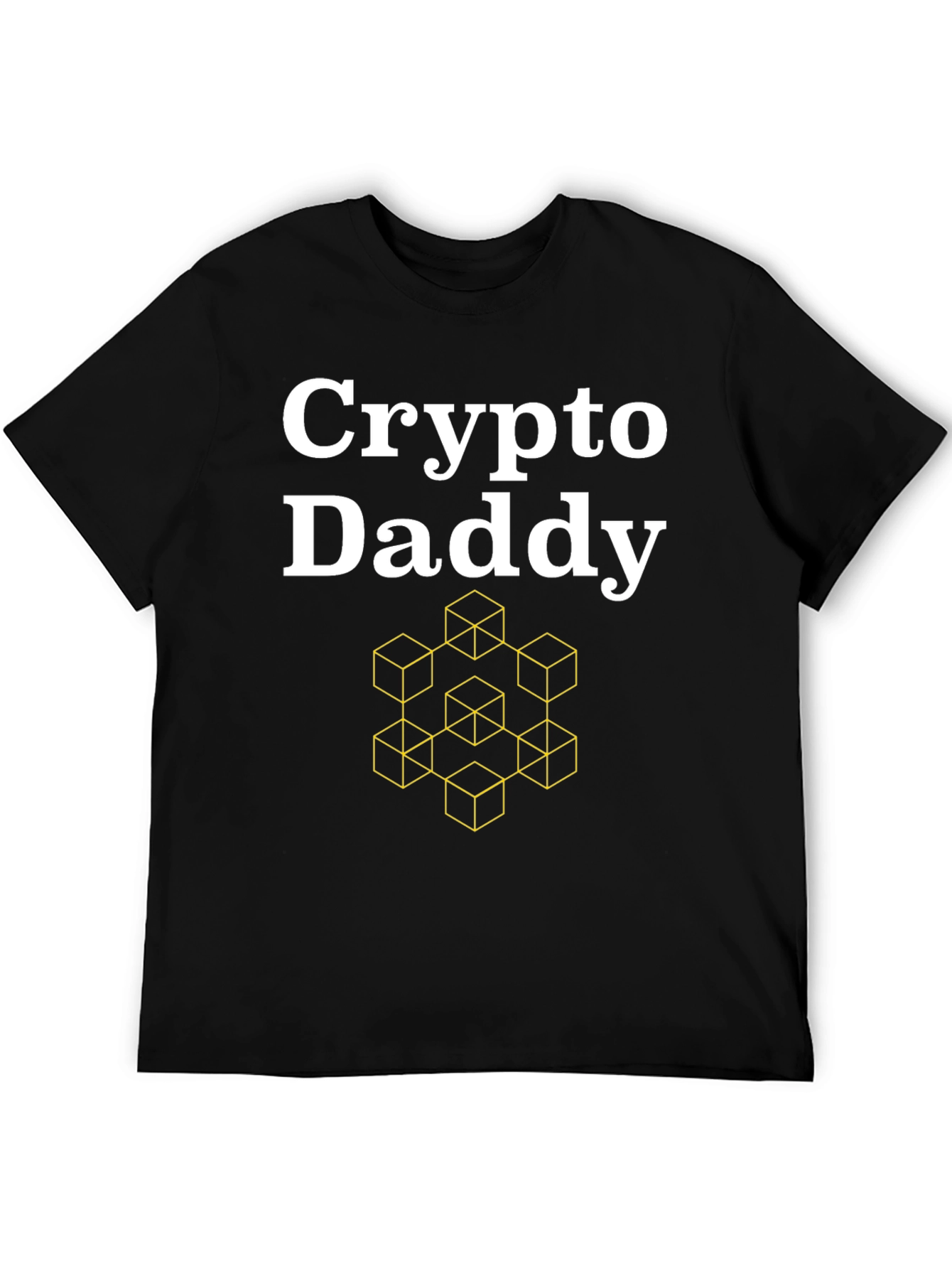 Crypto Daddy Graphic T-Shirt - Black