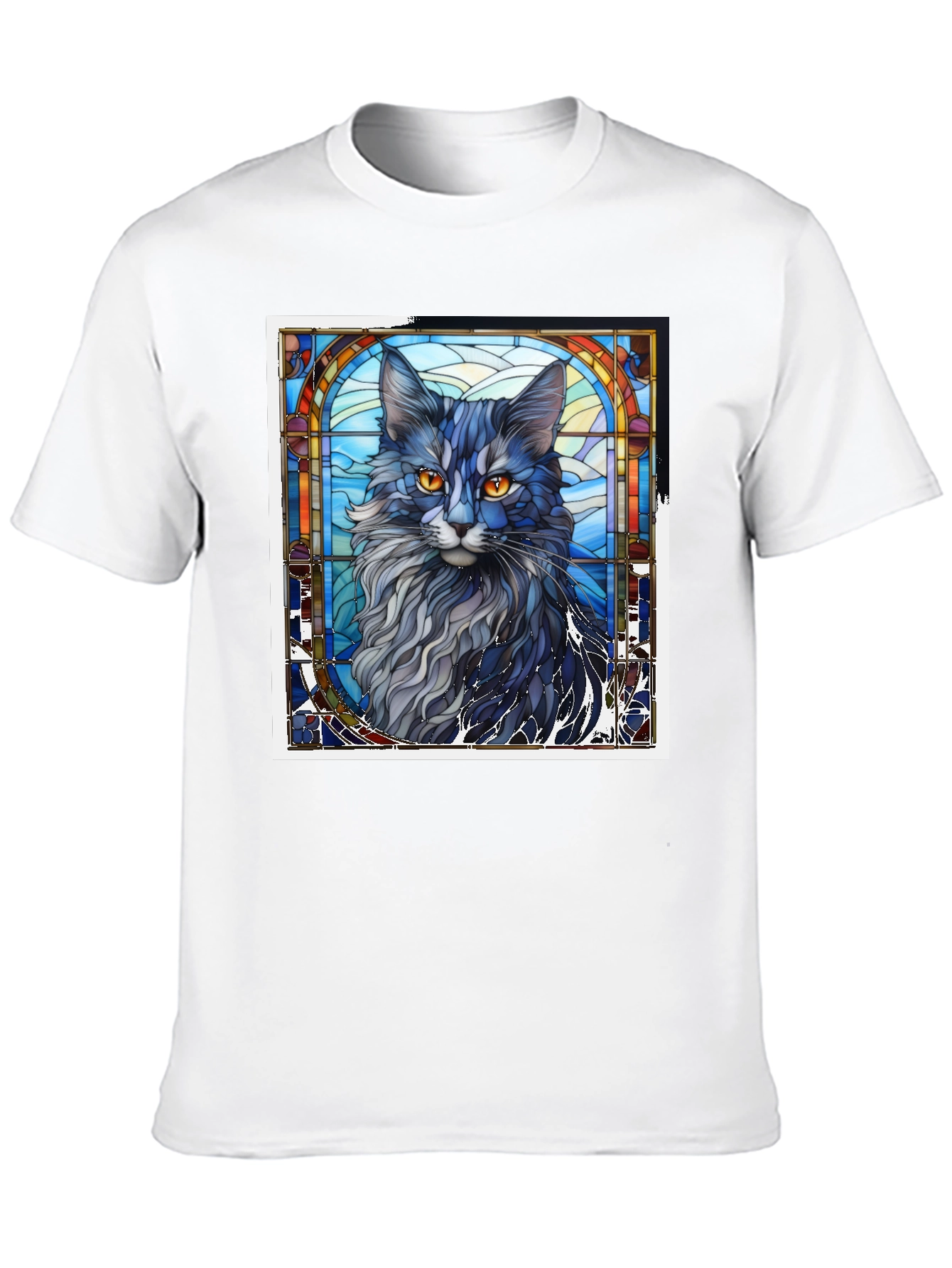 Stained Glass Cat T-Shirt