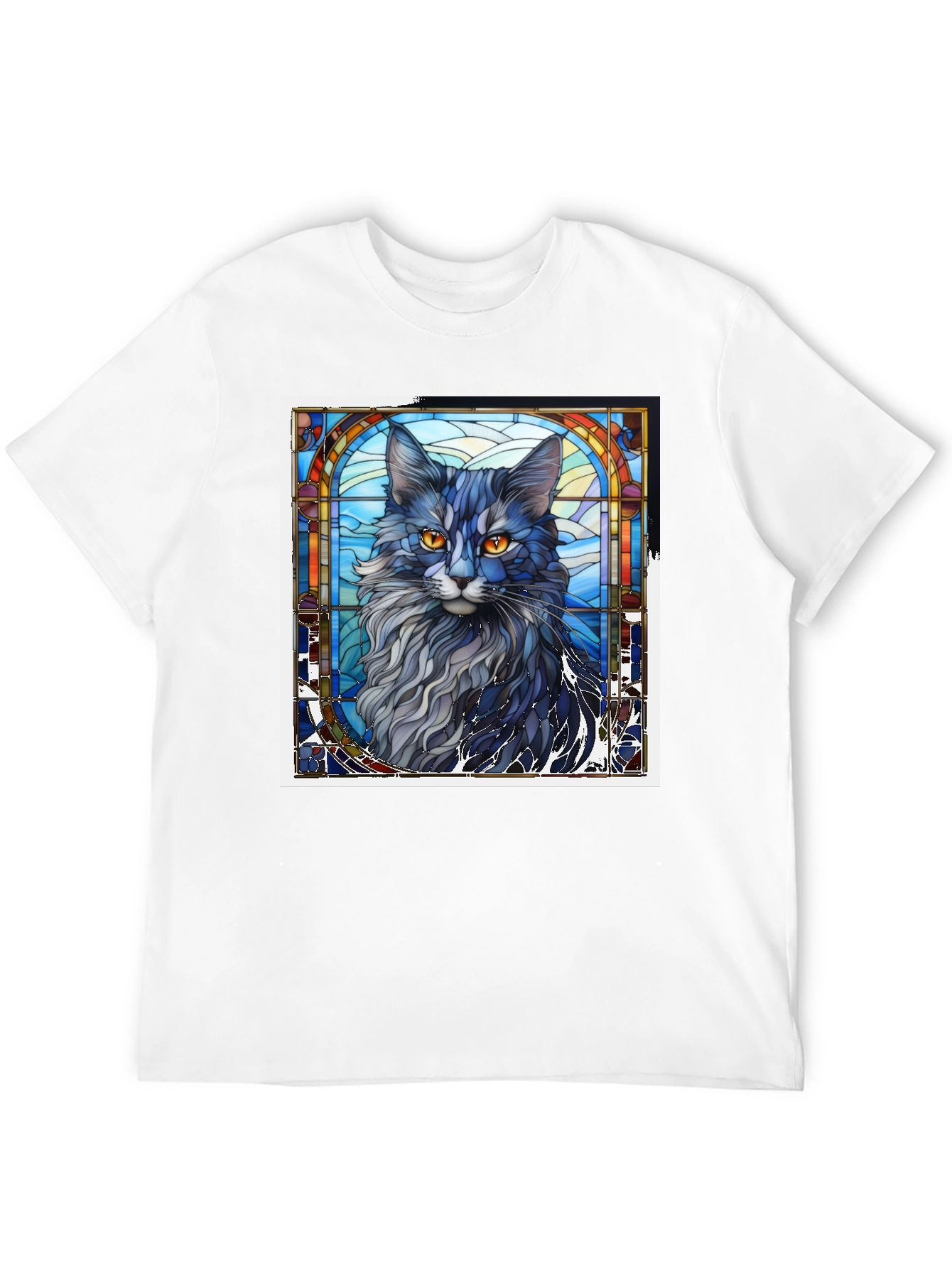 Stained Glass Cat T-Shirt