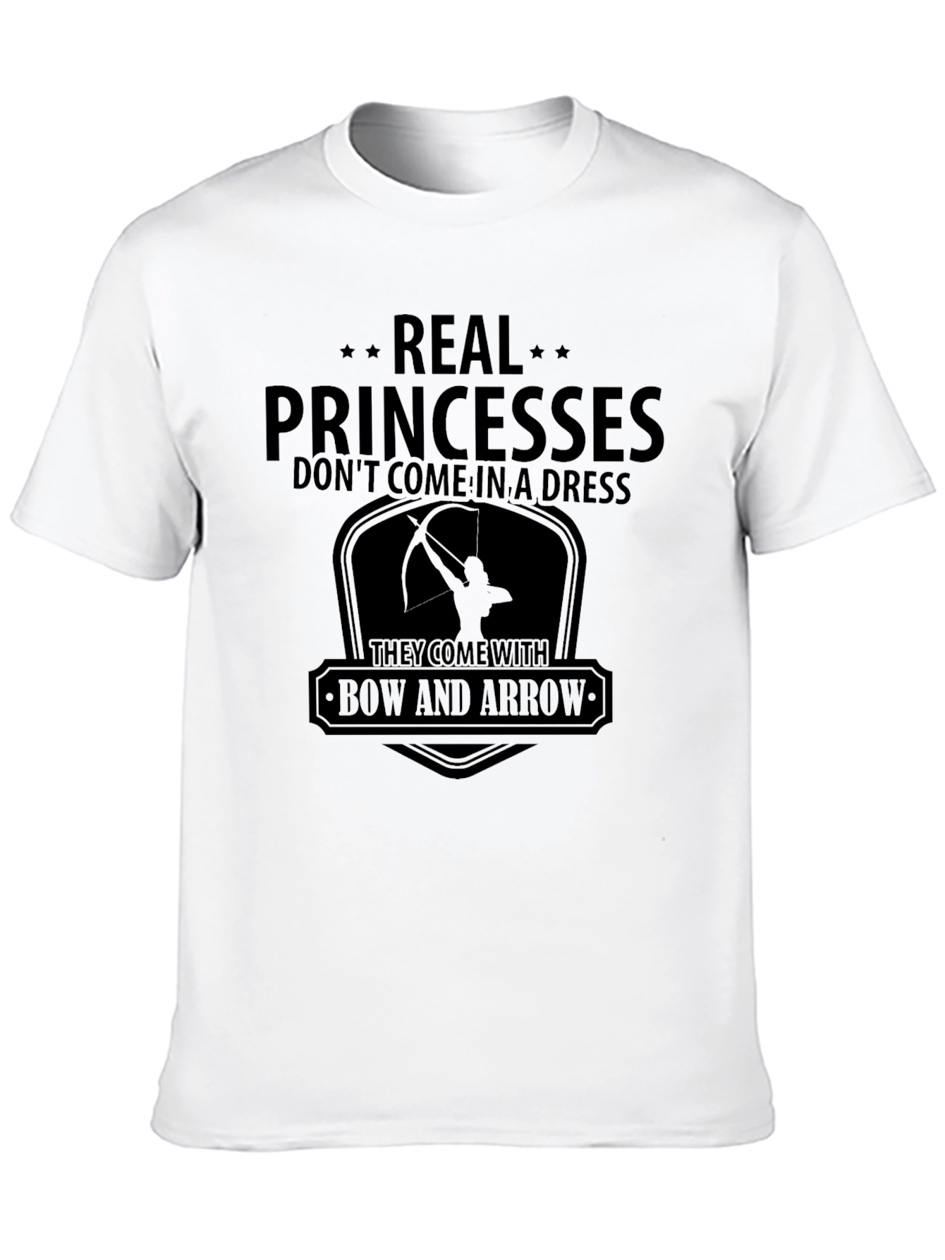 Real Princesses Bow and Arrow Graphic T-Shirt