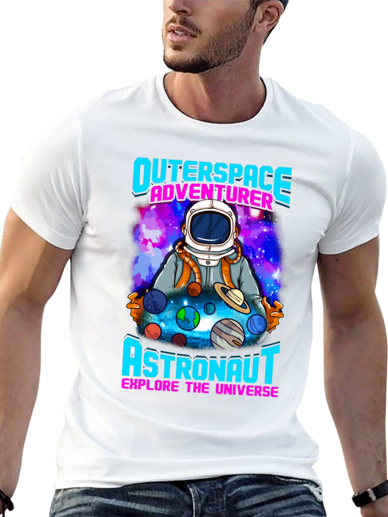 Outer Space Astronaut Adventure T-Shirt