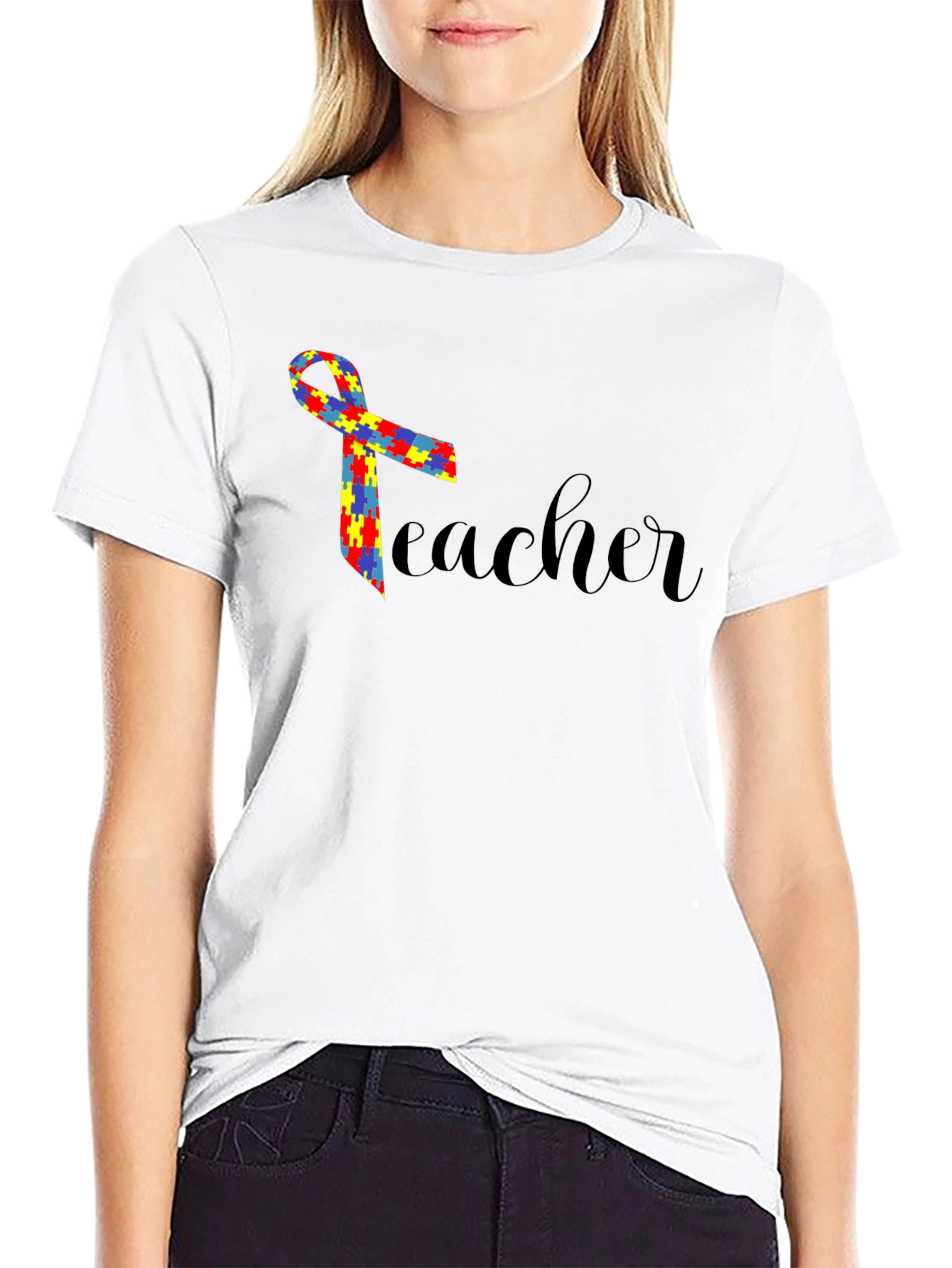 Autism Awareness Teacher T-Shirt