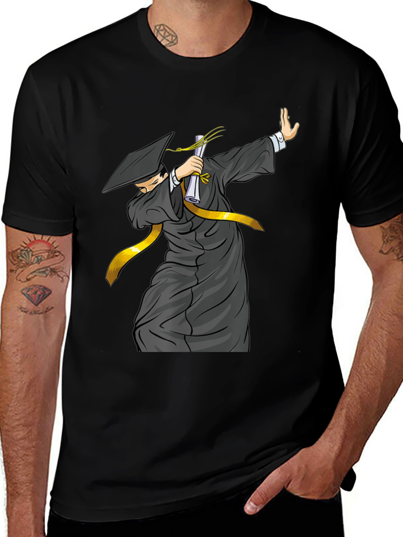 Graduation Dabbing T-Shirt - Celebrate Success!