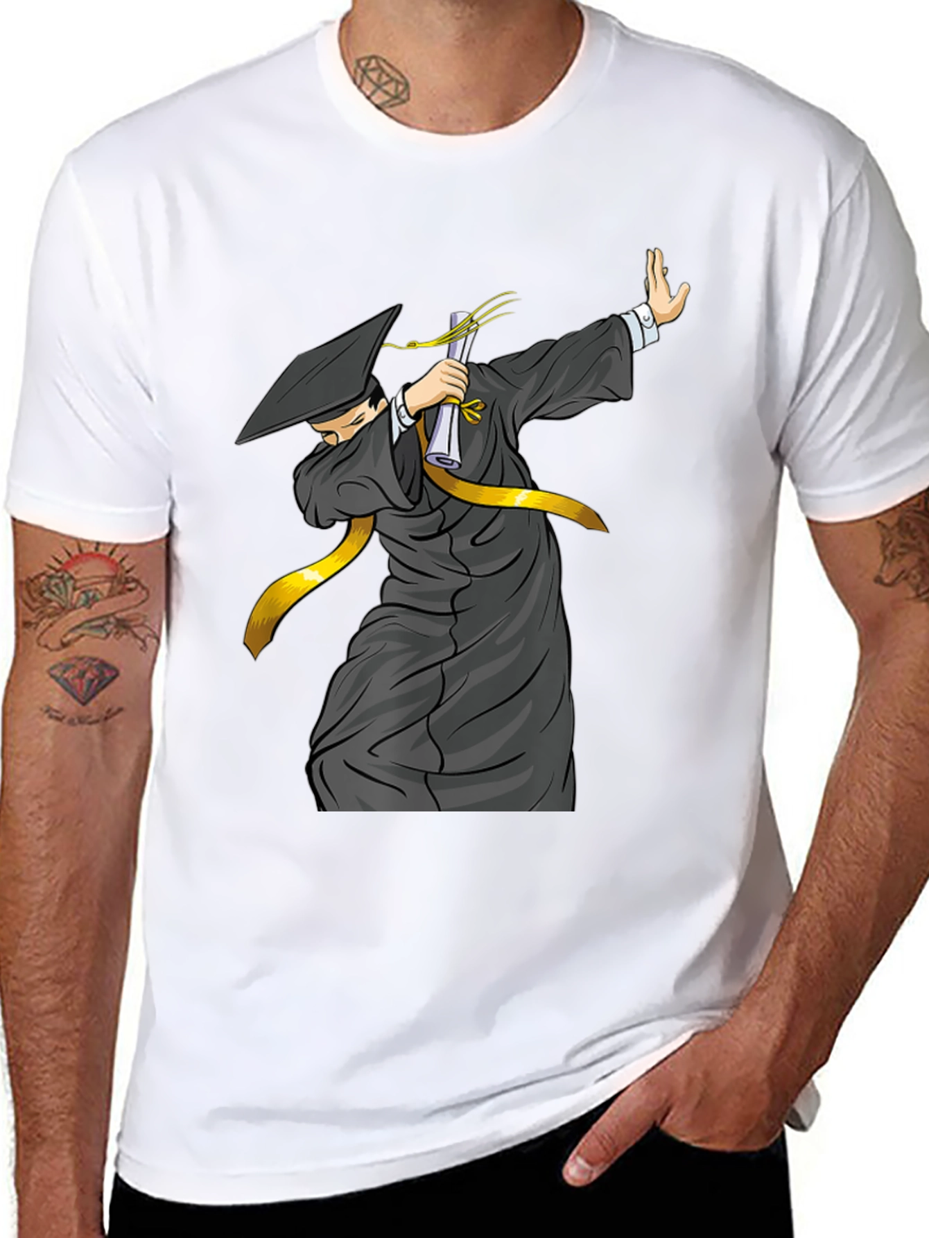 Graduation Dabbing T-Shirt - Celebrate Success!
