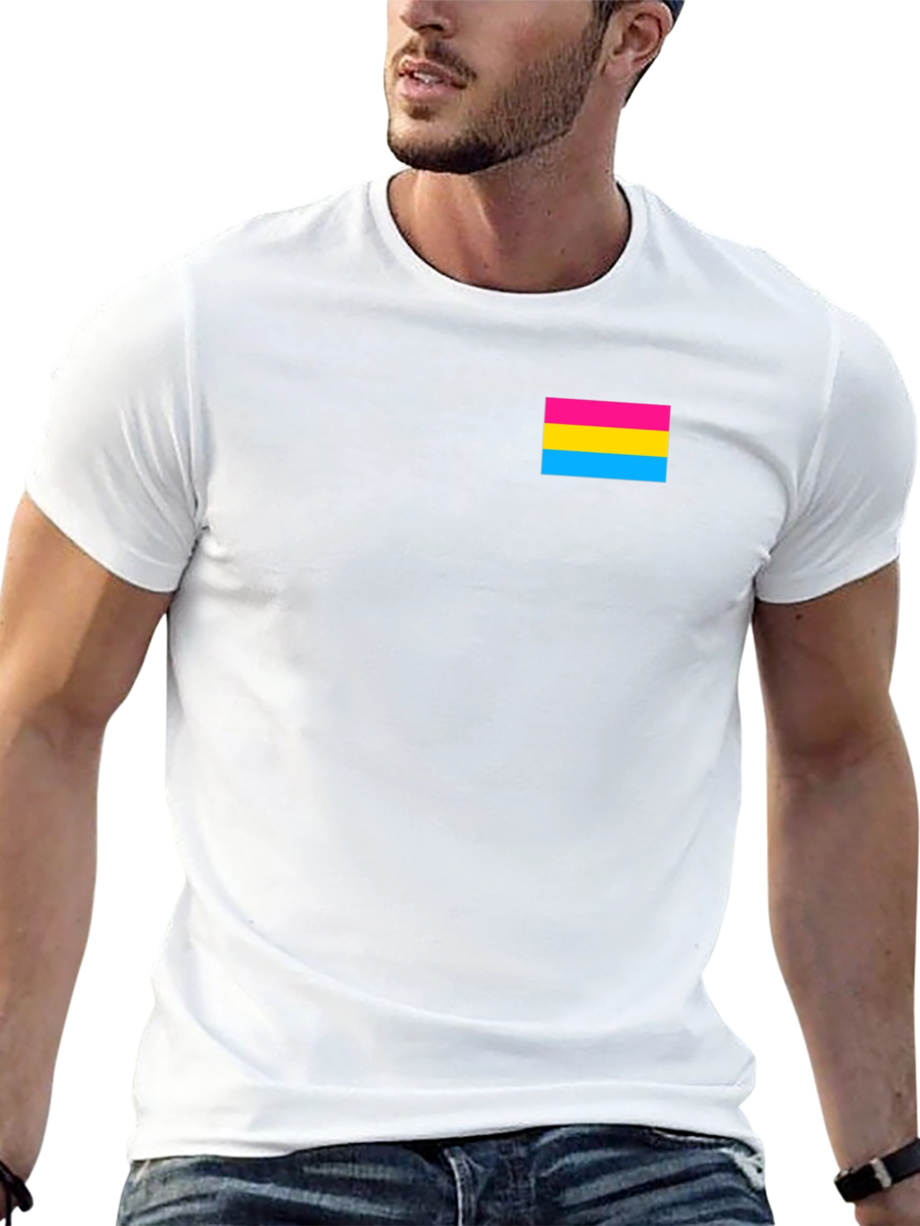 Pansexual Pride T-Shirt - Solid Black