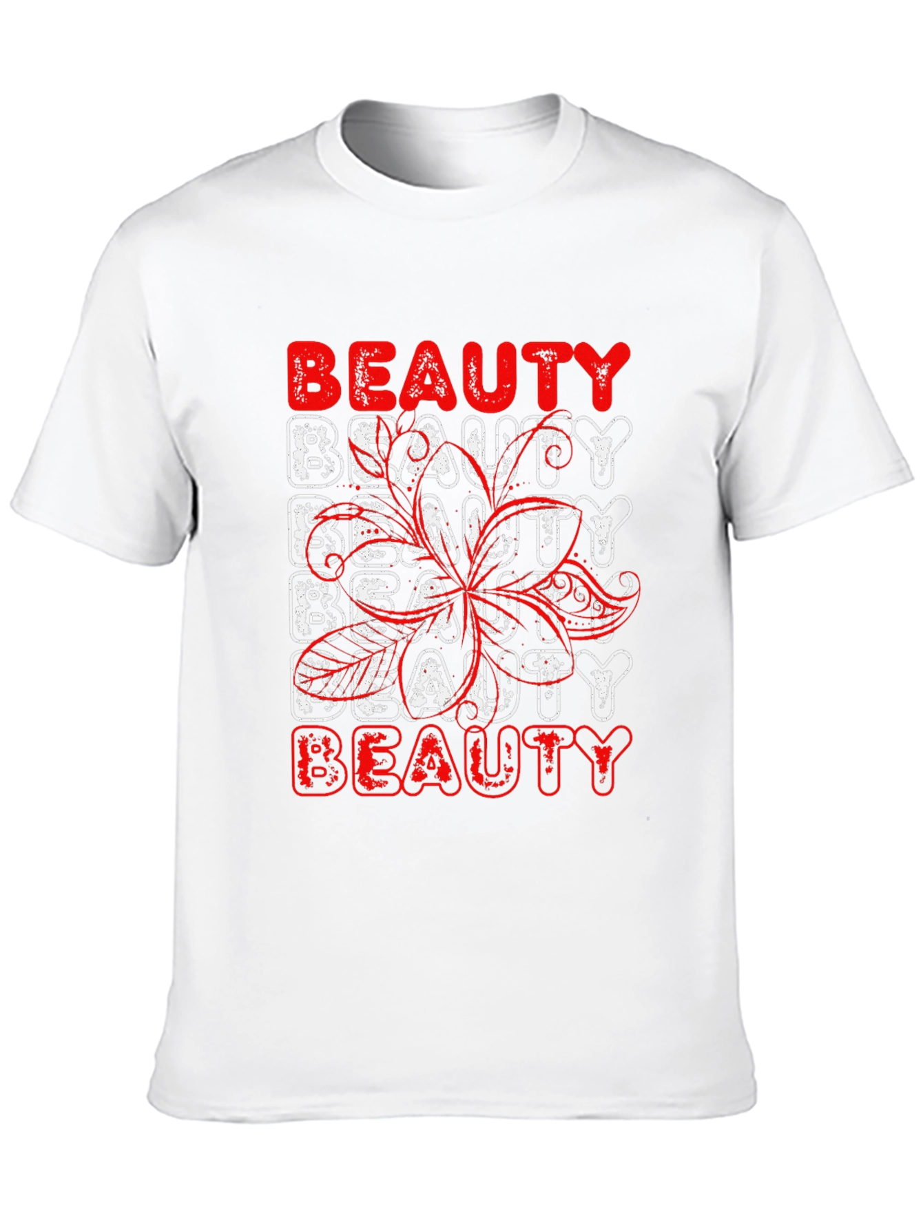 Beauty Graphic Print Black T-Shirt