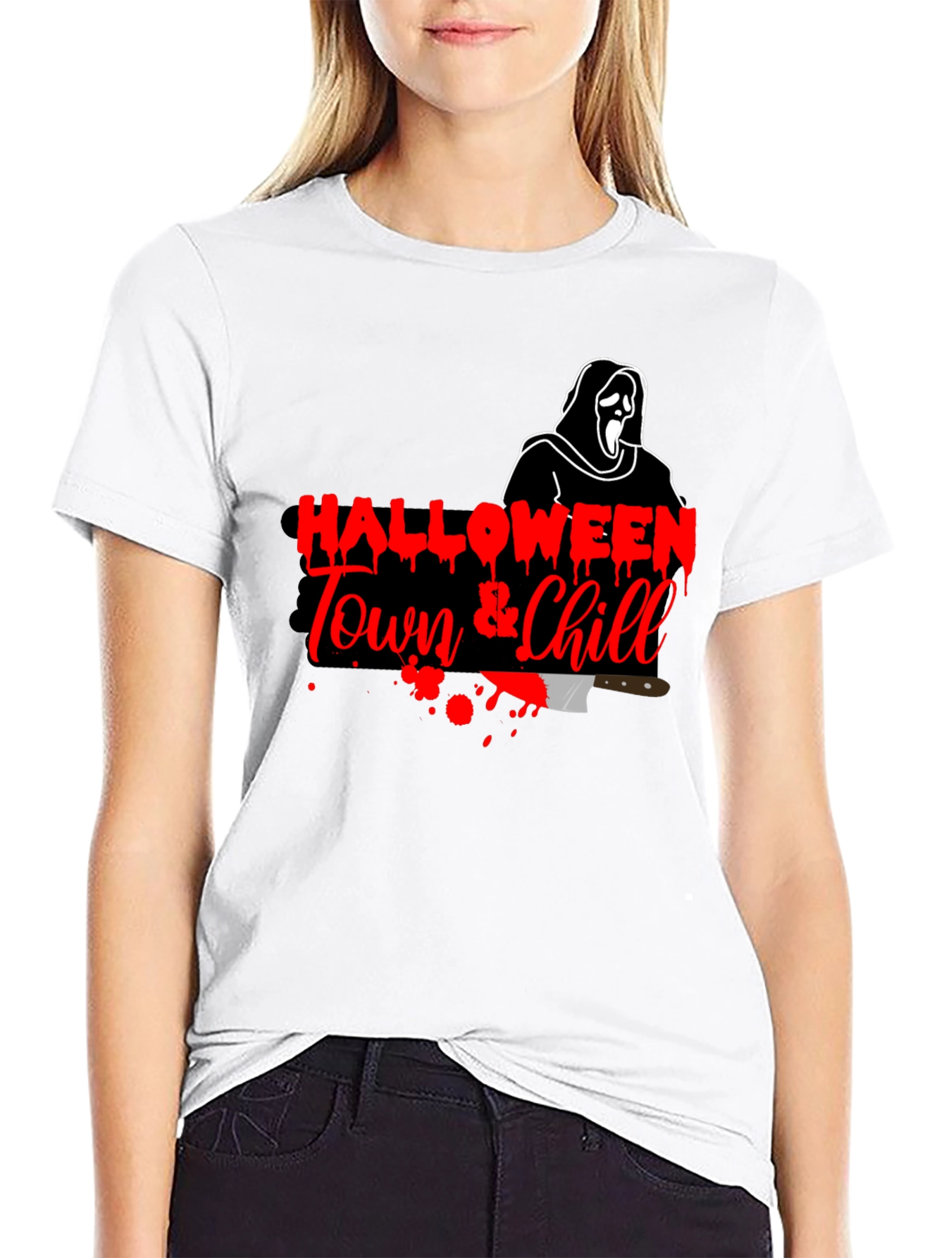 Halloween Town & Chill Graphic Tee