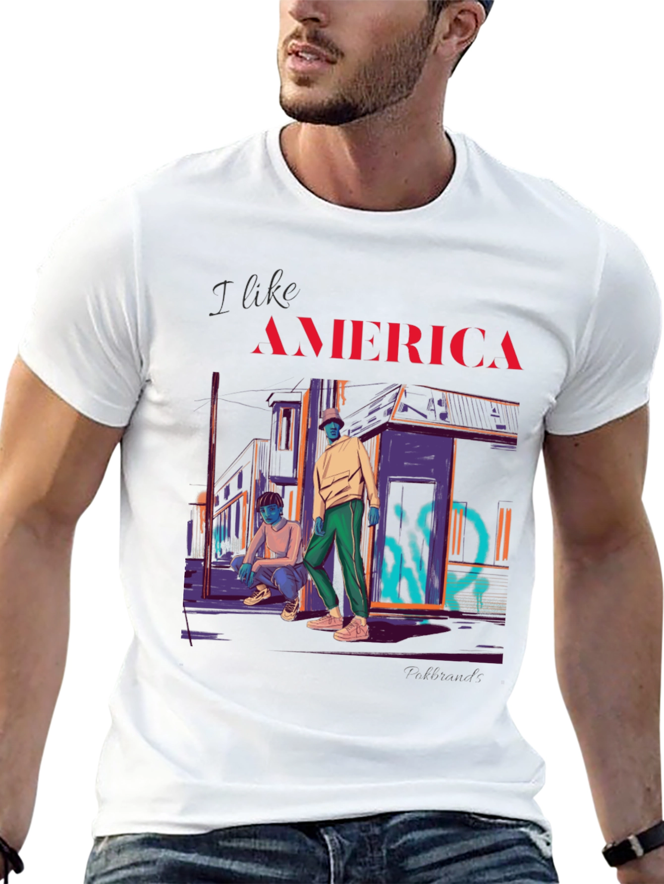 I Like America Graphic T-Shirt
