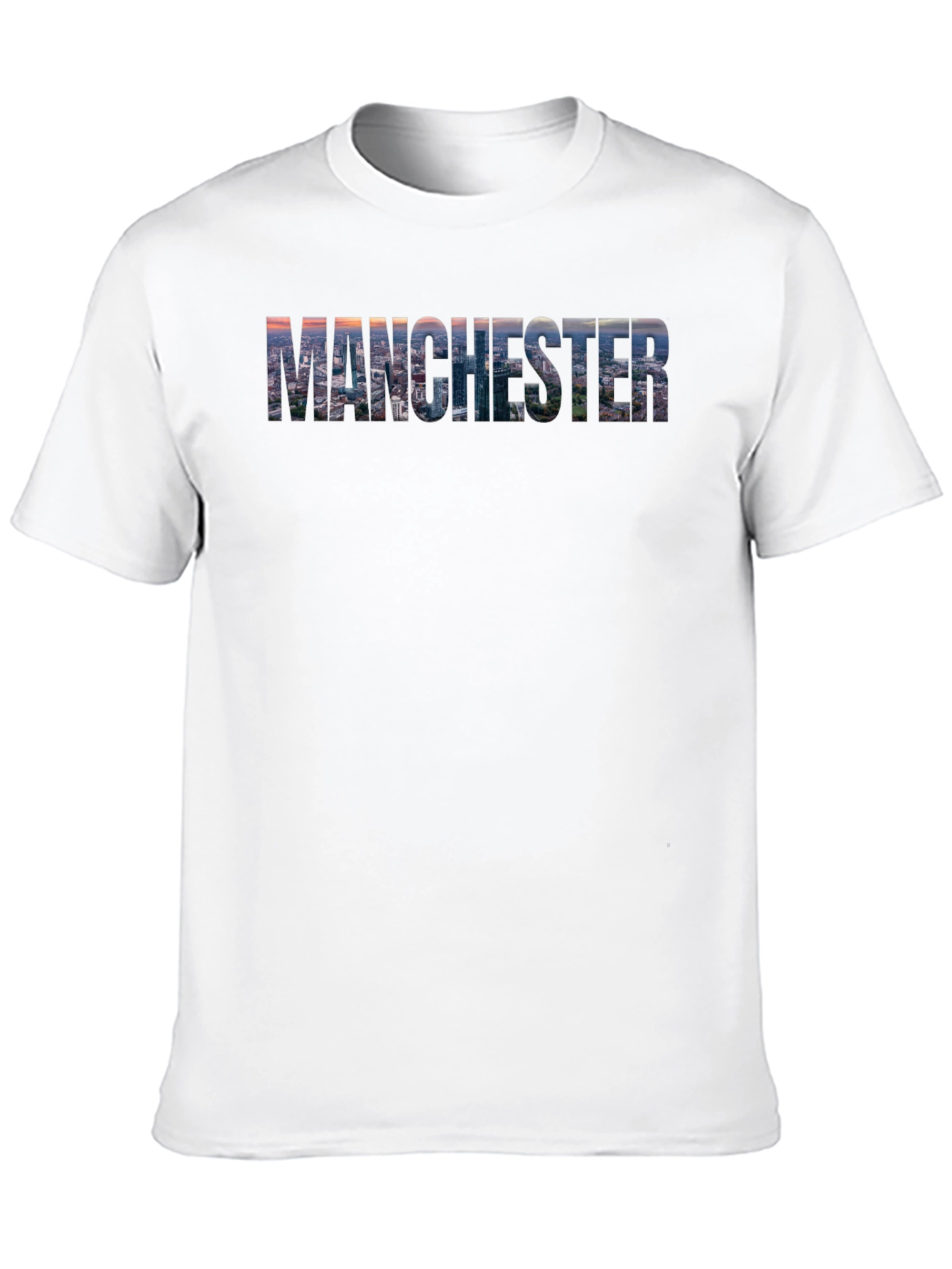 Manchester Skyline Tee - Urban Cityscape Graphic T-Shirt