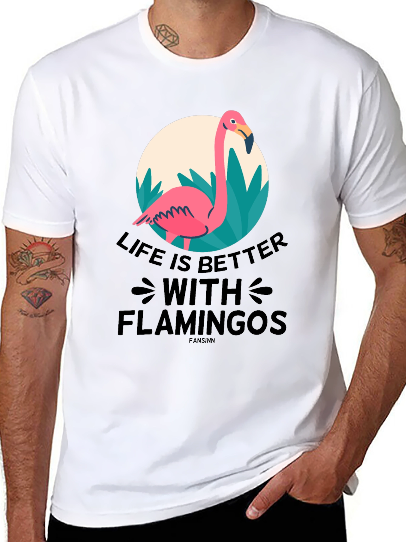 Life is Better with Flamingos T-Shirt