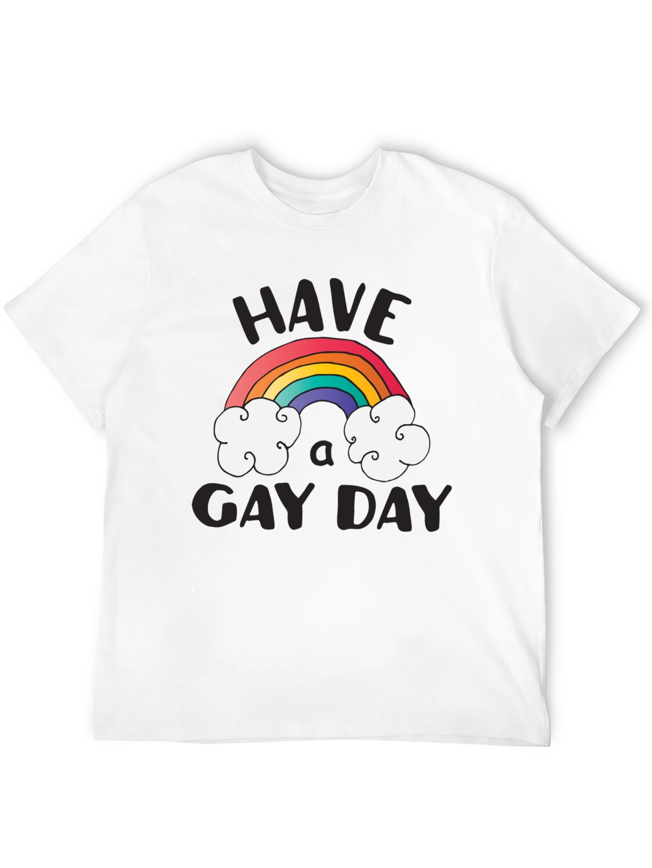 Rainbow Have A Gay Day Graphic Tee
