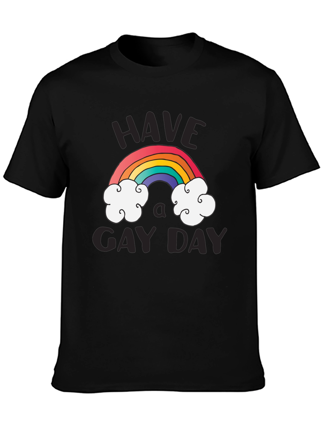 Rainbow Have A Gay Day Graphic Tee