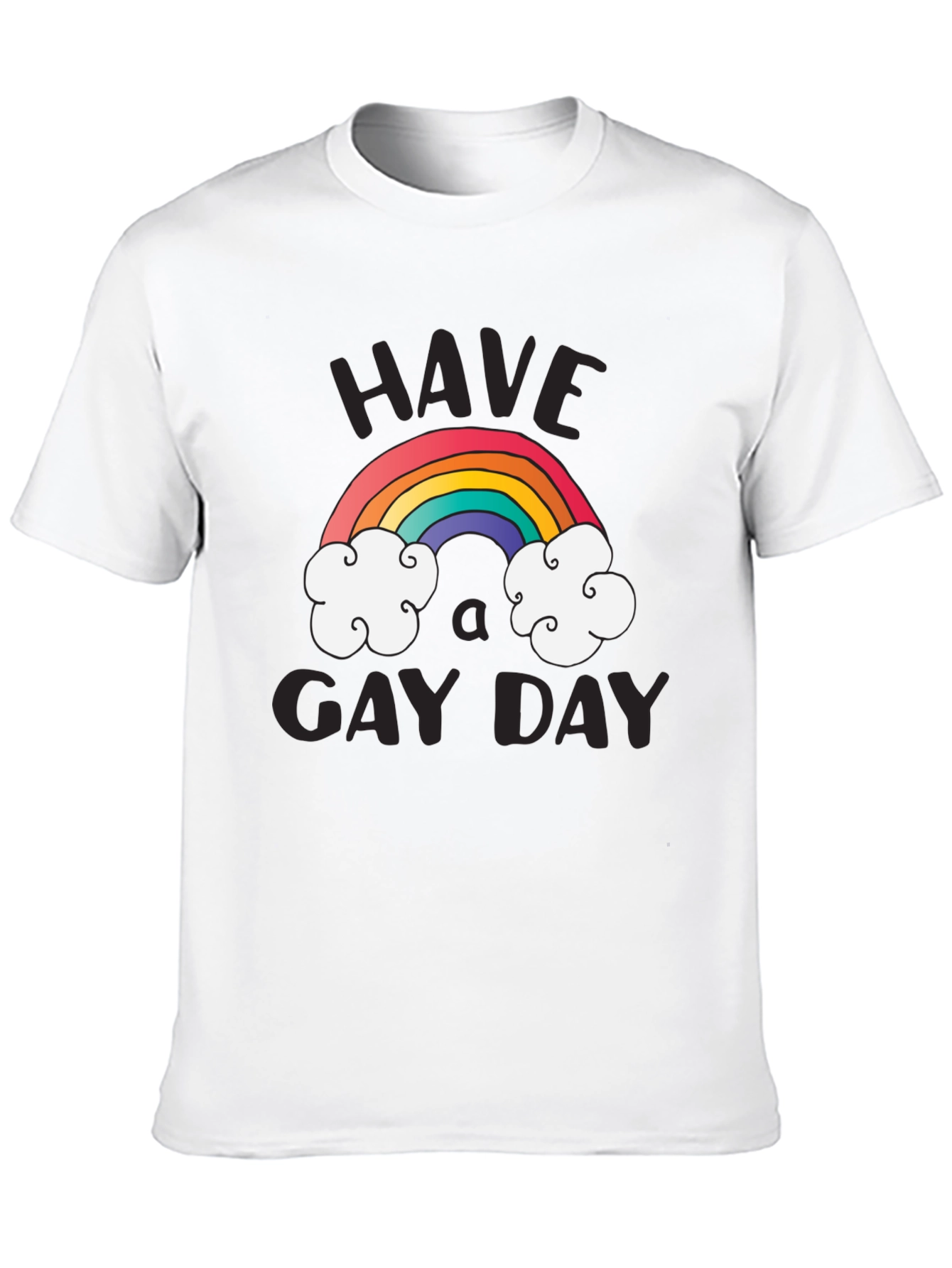Rainbow Have A Gay Day Graphic Tee
