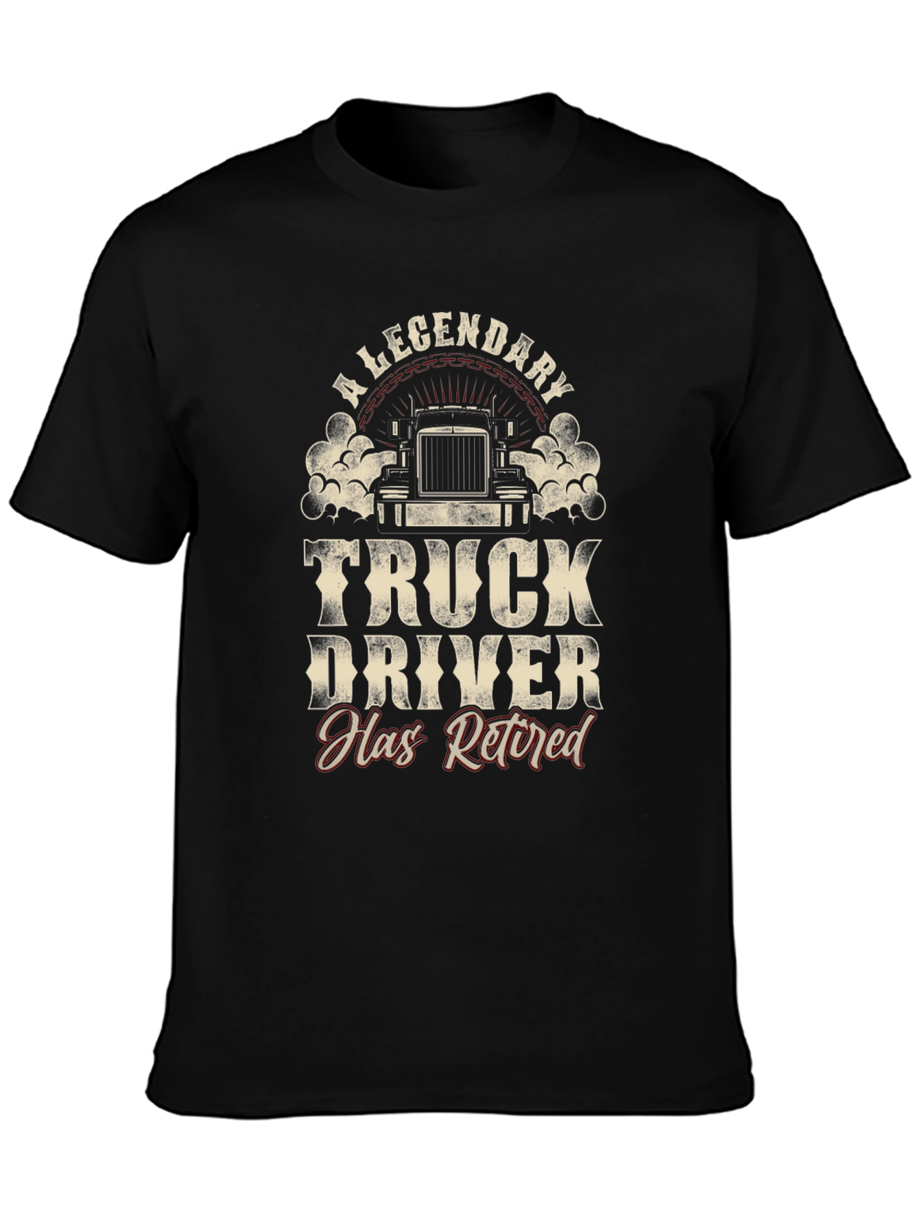 Legendary Retired Truck Driver T-Shirt
