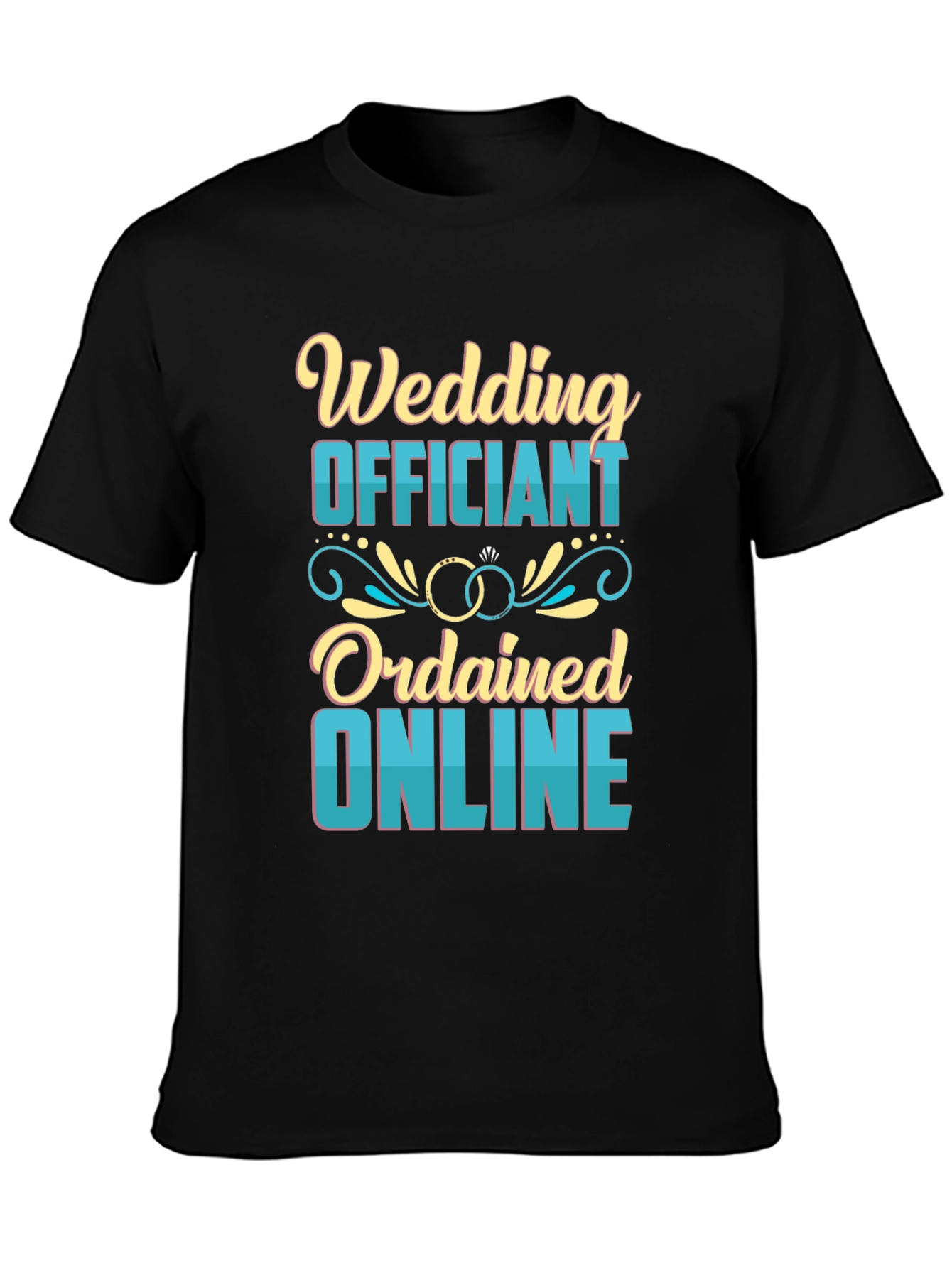 Wedding Officiant T-Shirt - Ordained Online Tee