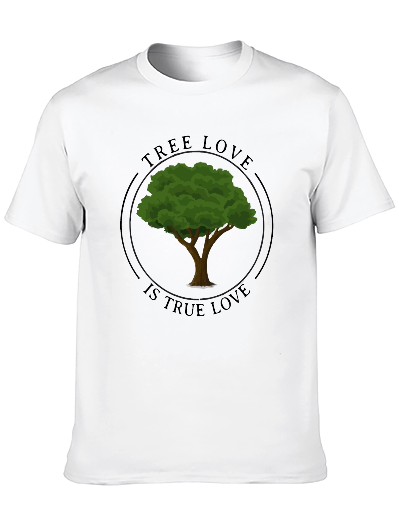 Tree Love Graphic Tee - Black Unisex T-Shirt