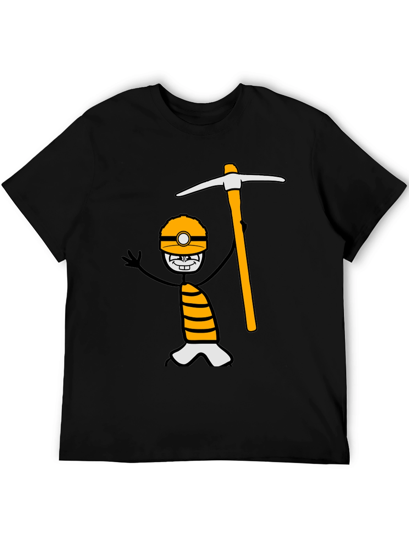 Miner Cartoon Graphic Tee