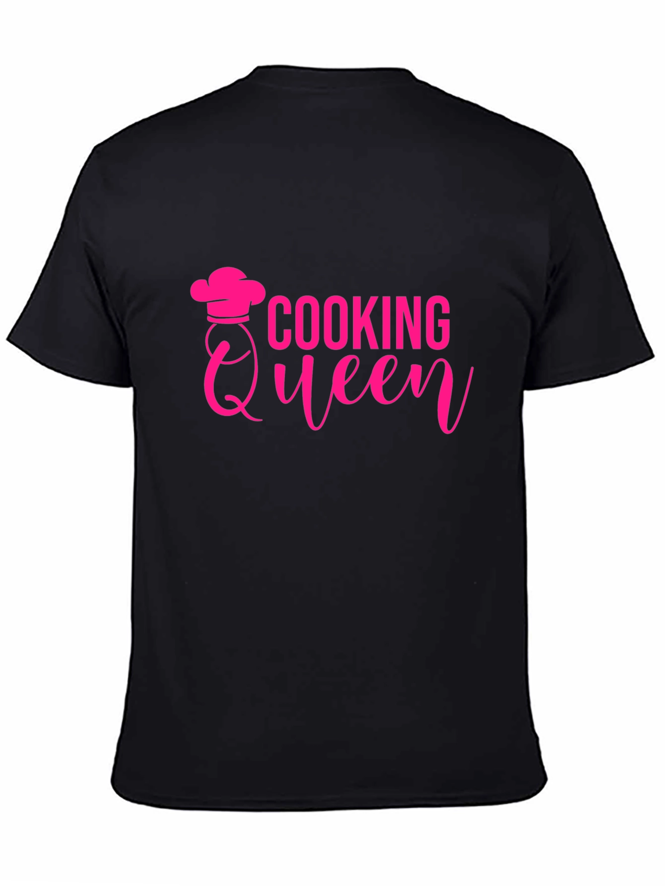 Cooking Queen Graphic Tee - Chef Hat Design