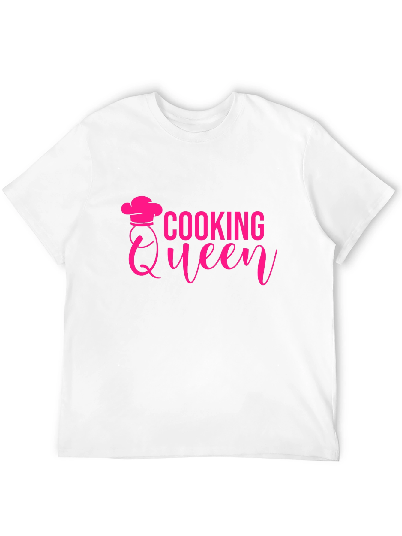 Cooking Queen Graphic Tee - Chef Hat Design