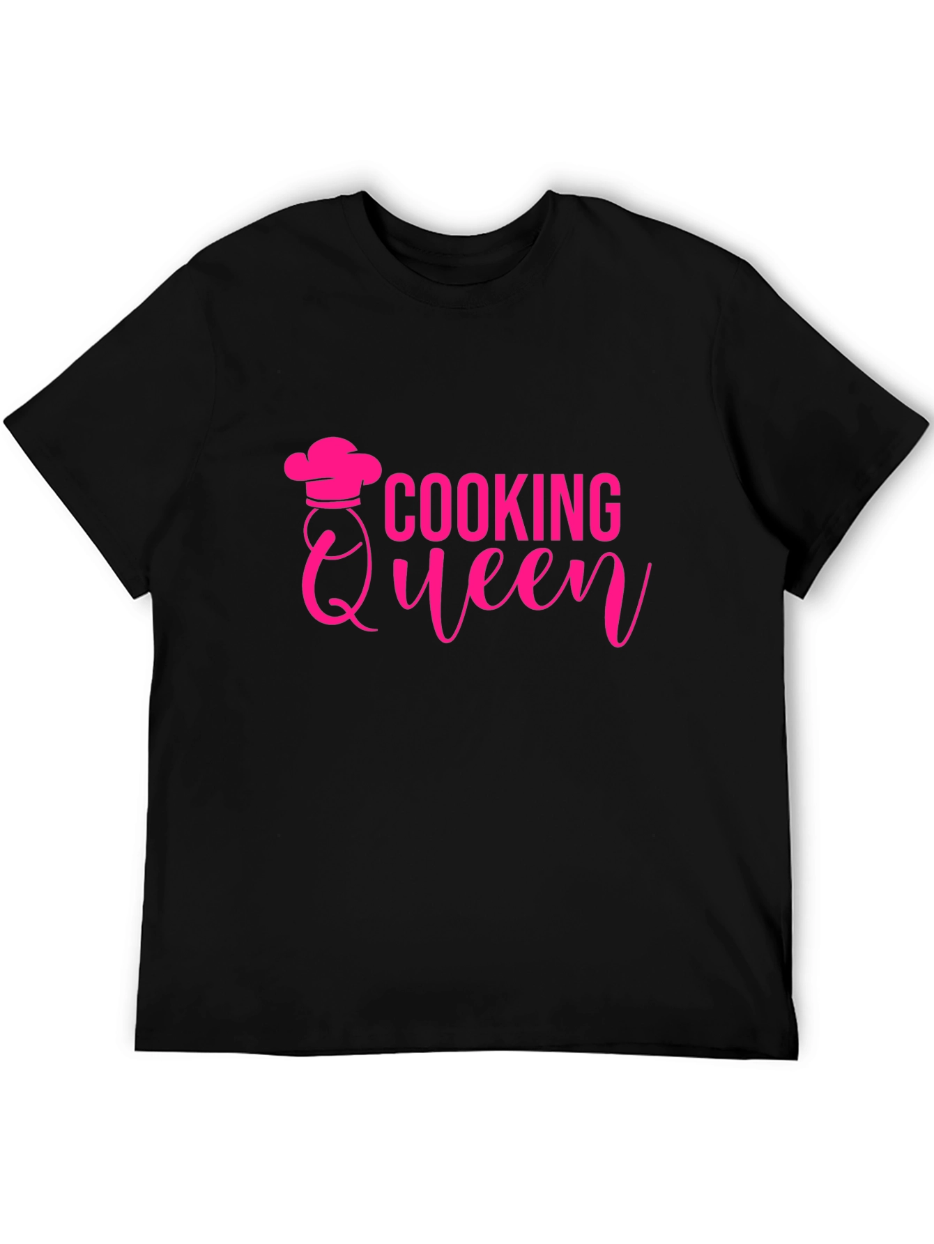 Cooking Queen Graphic Tee - Chef Hat Design