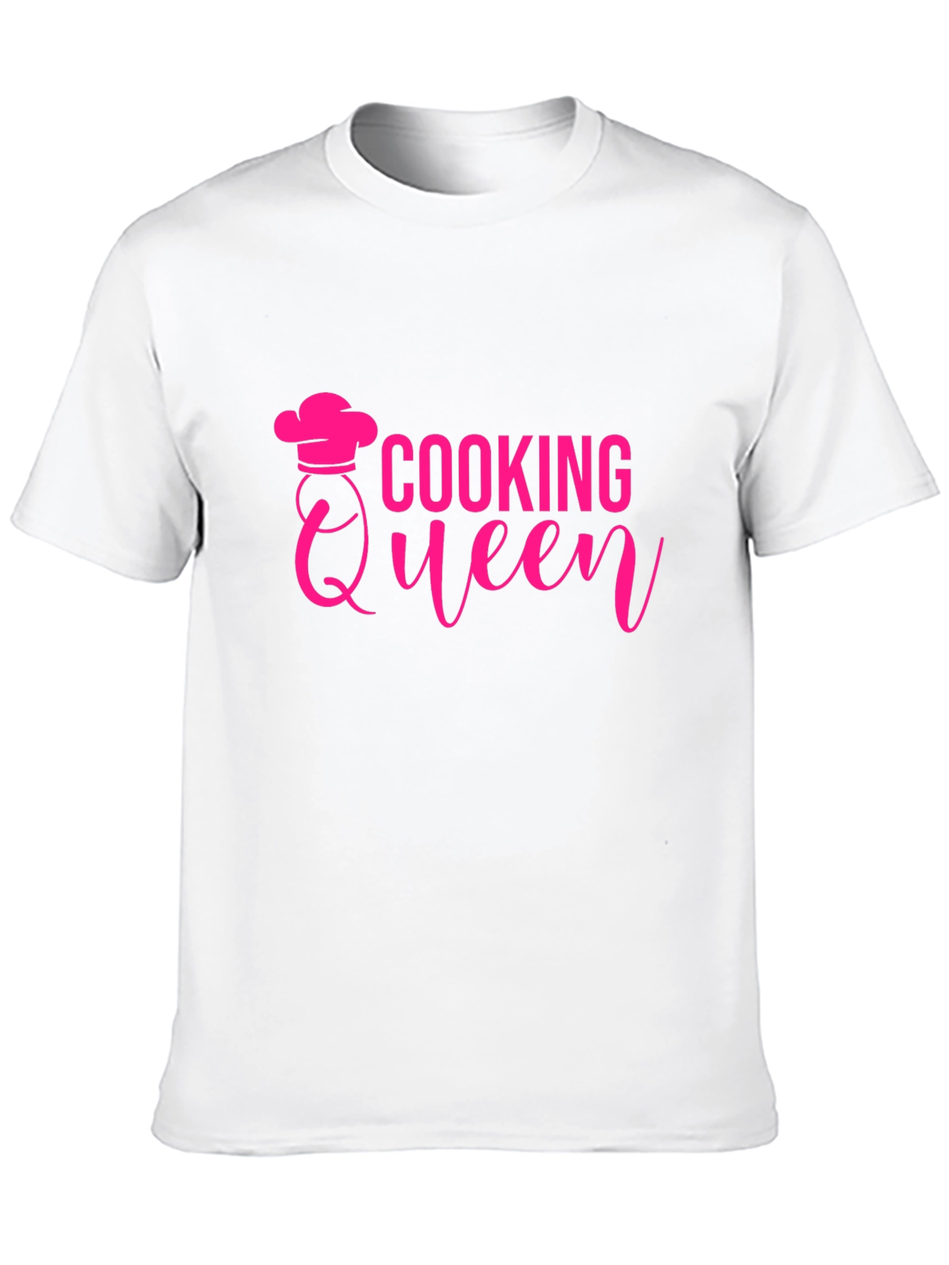 Cooking Queen Graphic Tee - Chef Hat Design
