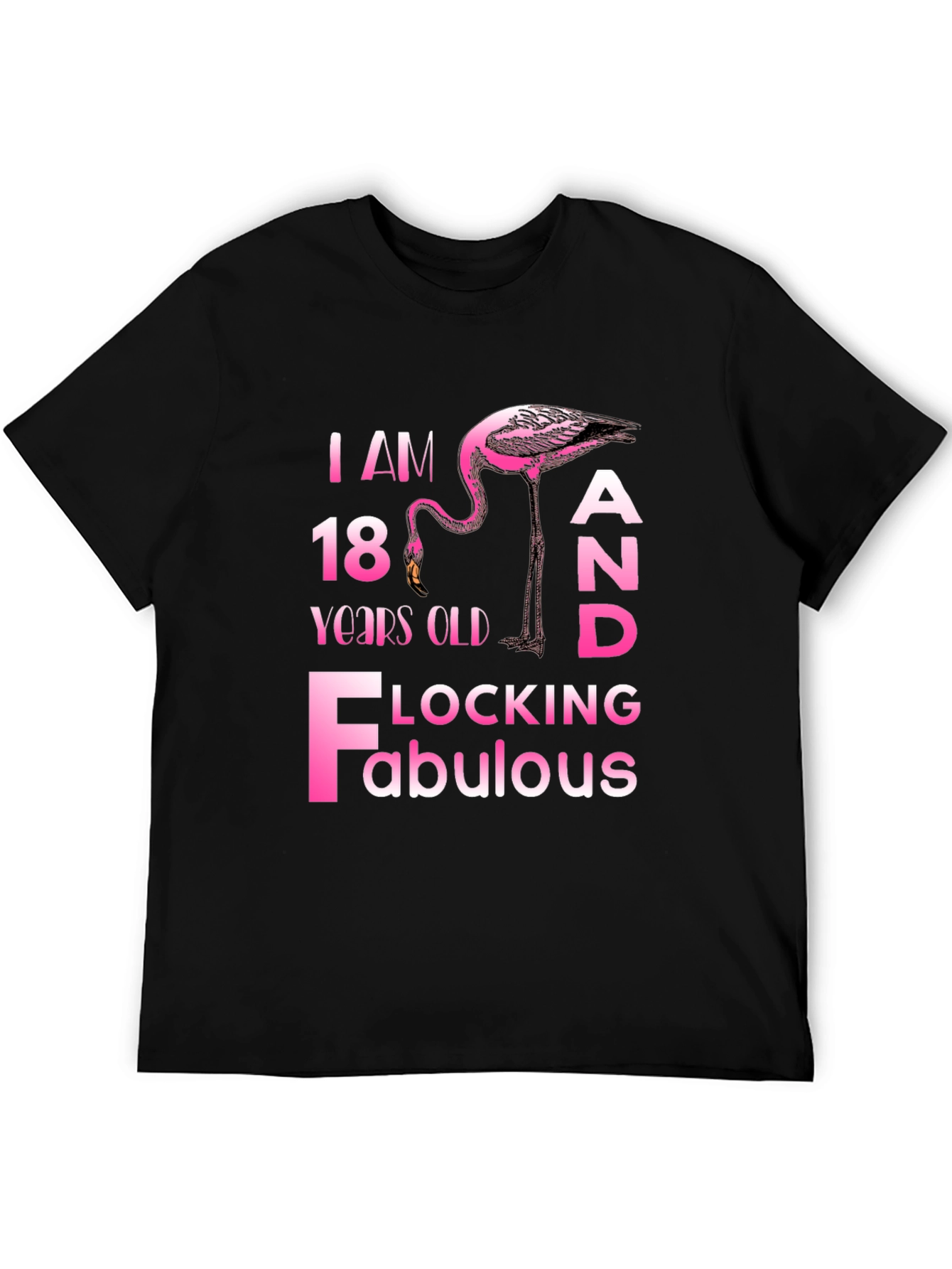 Flocking Fabulous 18th Birthday T-Shirt