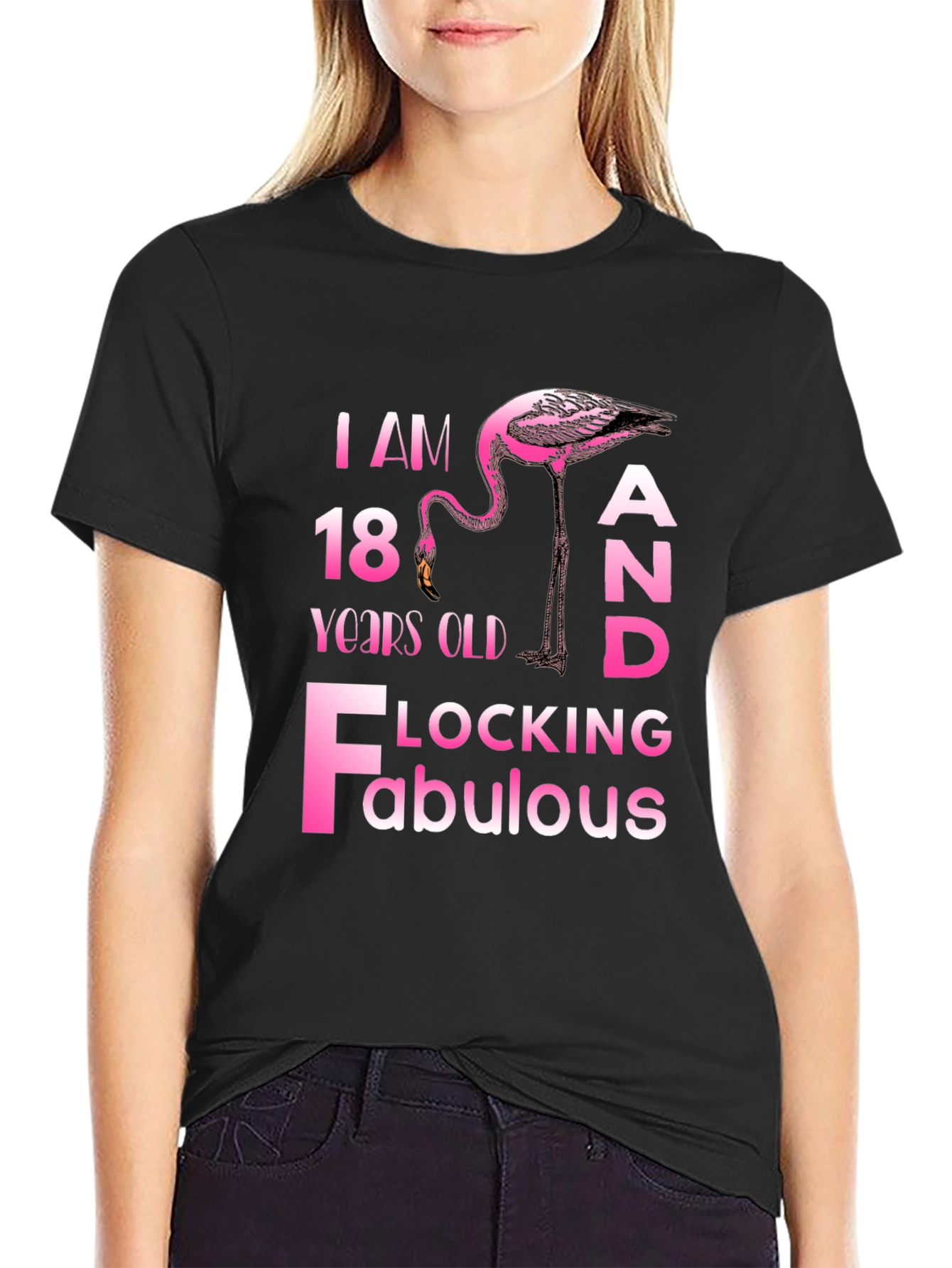 Flocking Fabulous 18th Birthday T-Shirt