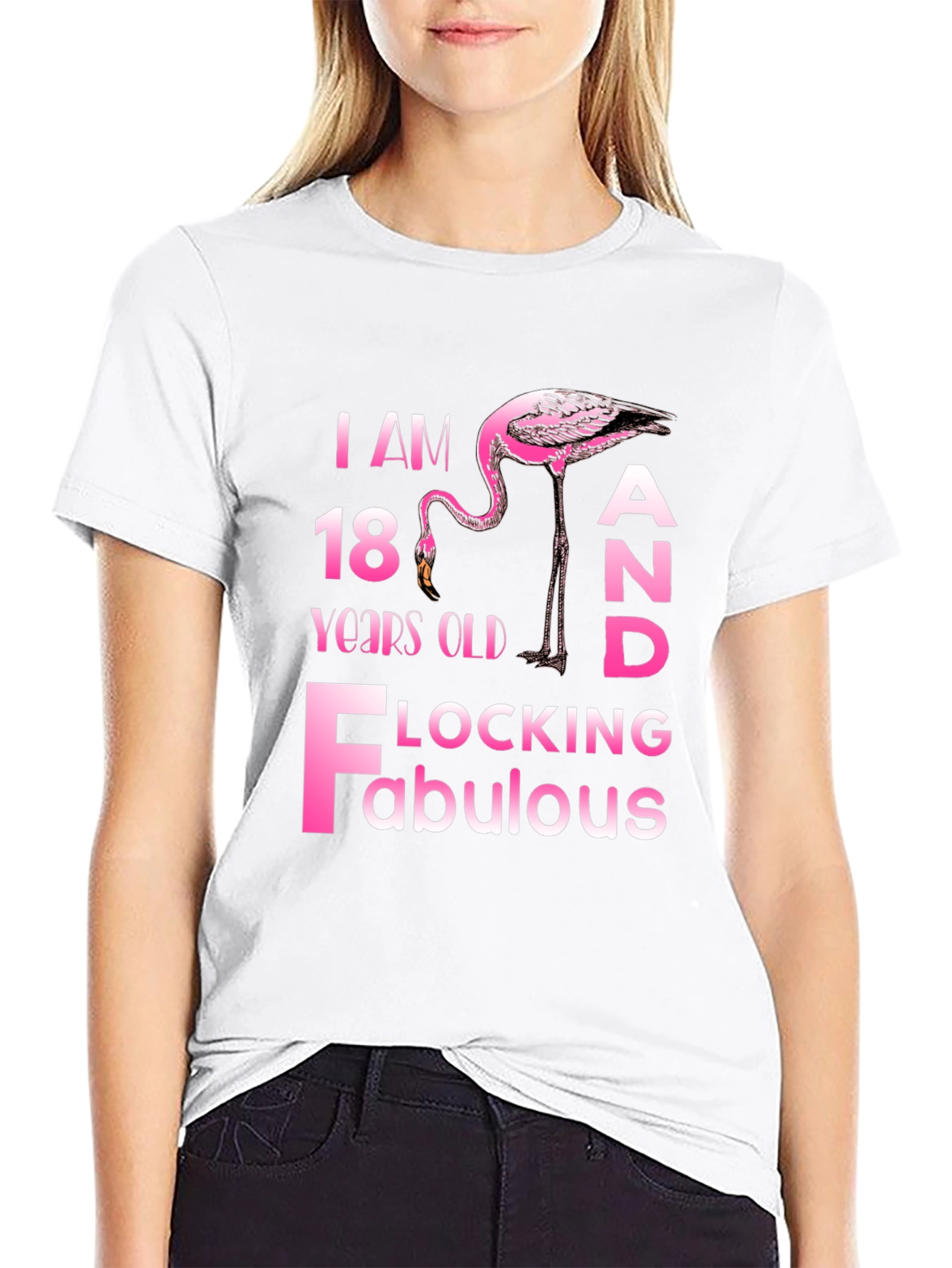 Flocking Fabulous 18th Birthday T-Shirt