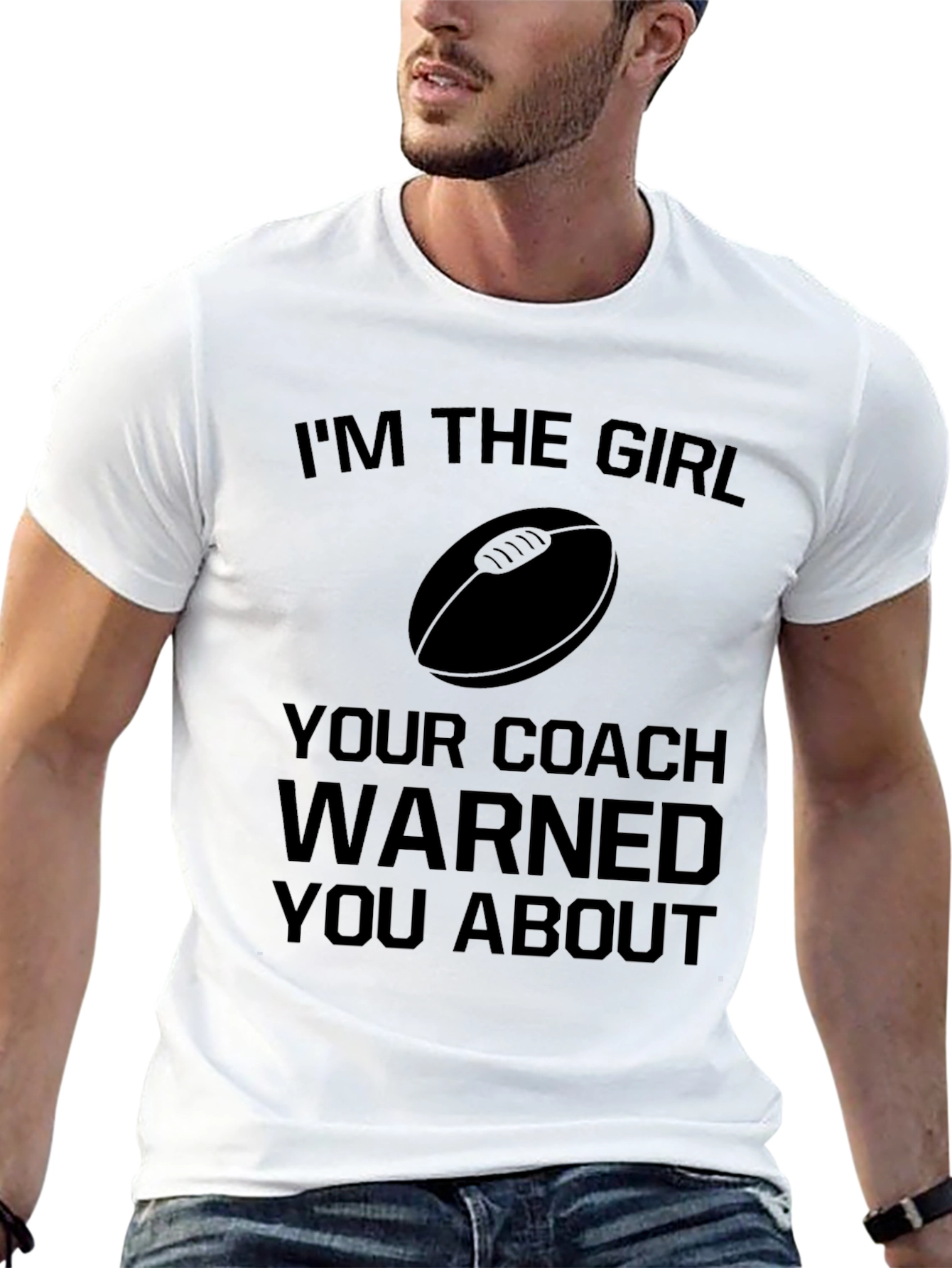 Rugby Girl Warning T-Shirt - Funny Sports Tee
