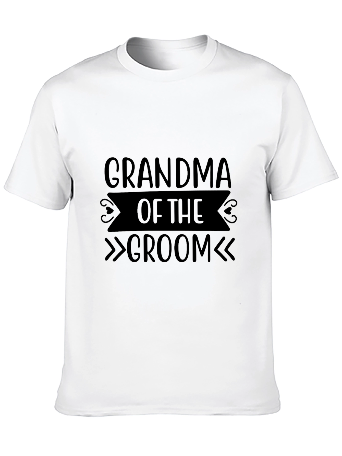 Grandma of the Groom T-Shirt - Black