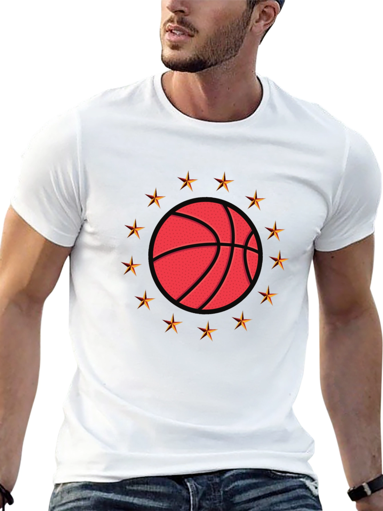 Basketball Star Graphic T-Shirt