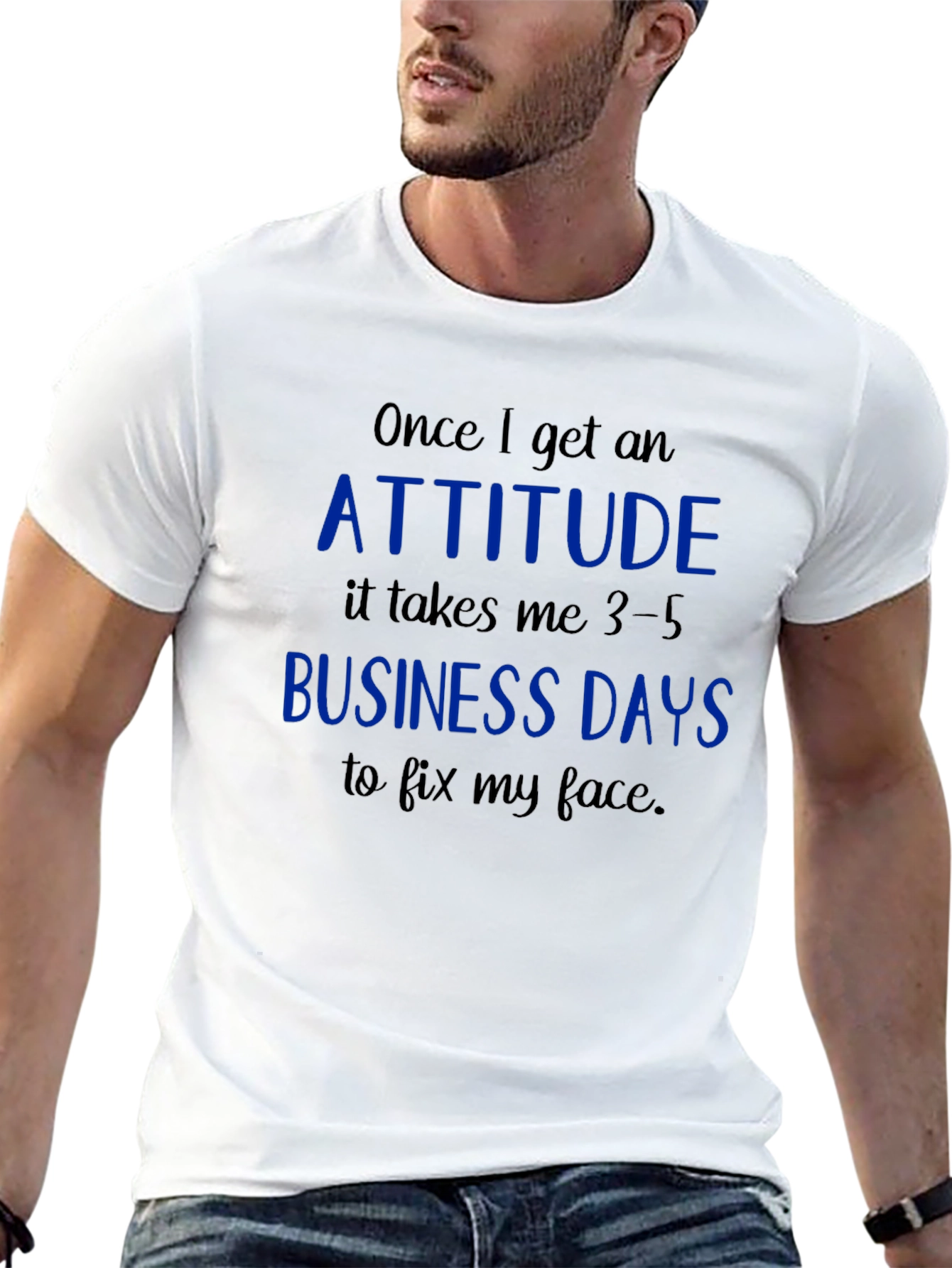 Attitude Business Days Graphic Tee