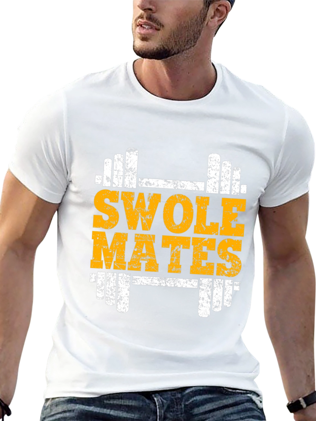 Swole Mates Graphic Tee - Gym Workout Shirt