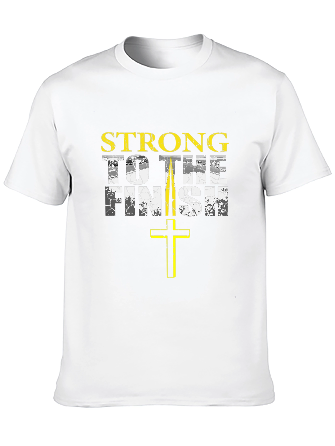 Strong to the Finish Christian T-Shirt