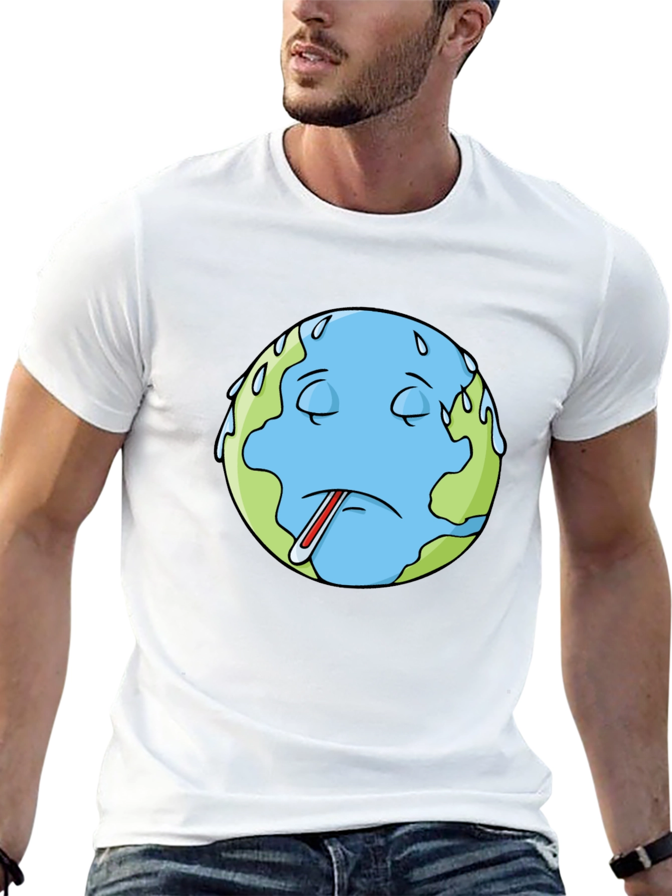 Earth Sick Day T-Shirt - Global Warming Awareness